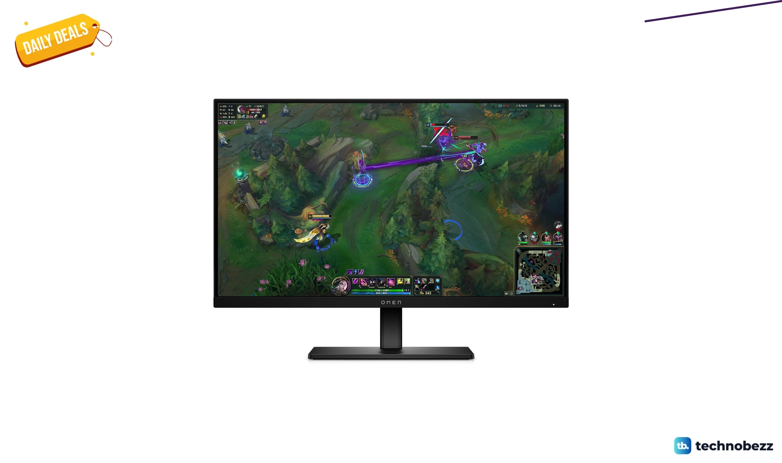 HP OMEN 24.5 FHD 360Hz Gaming Monitor drops to $344.10 on Amazon
