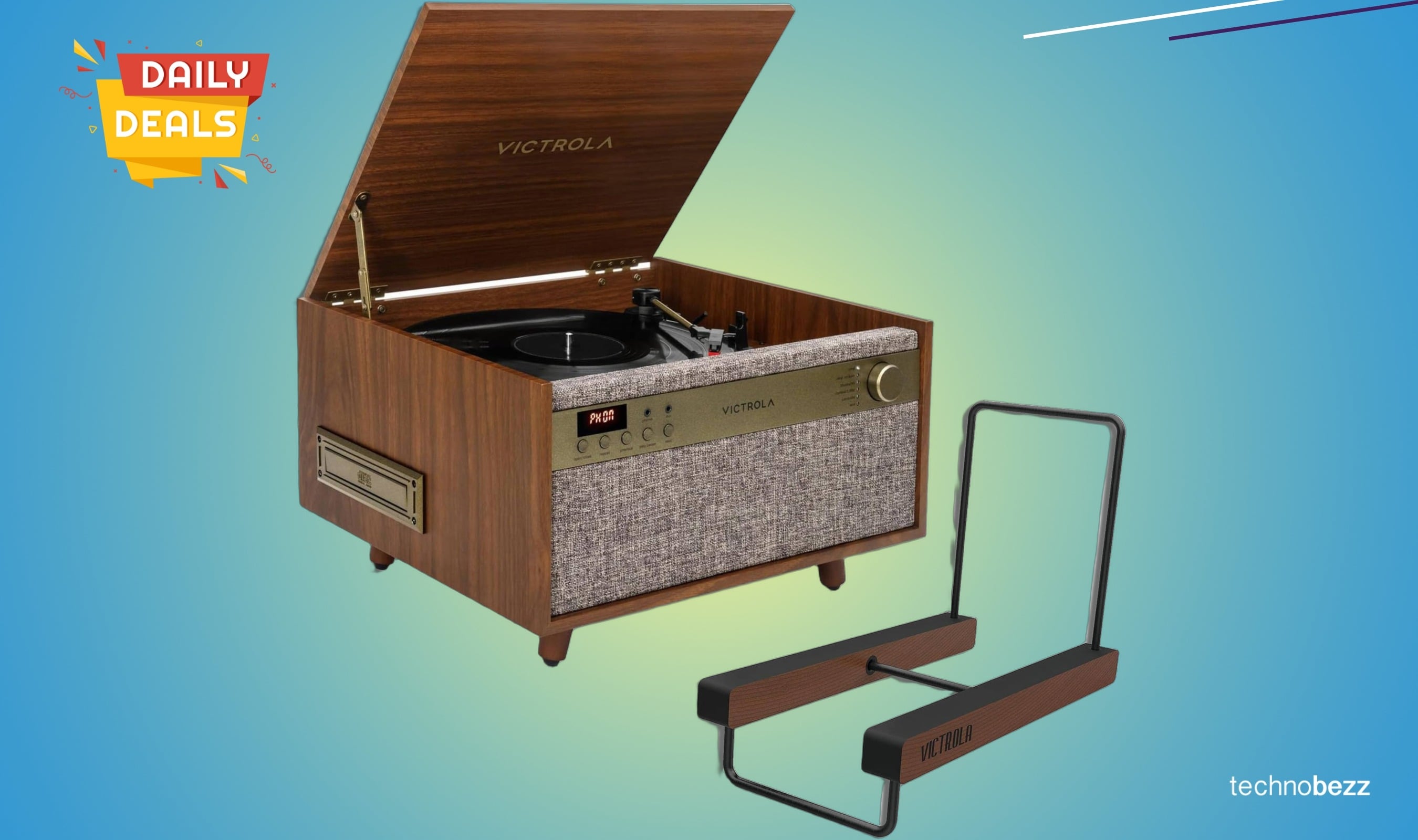 Victrola Century 6-in-1 Record Player Drops to $145.25