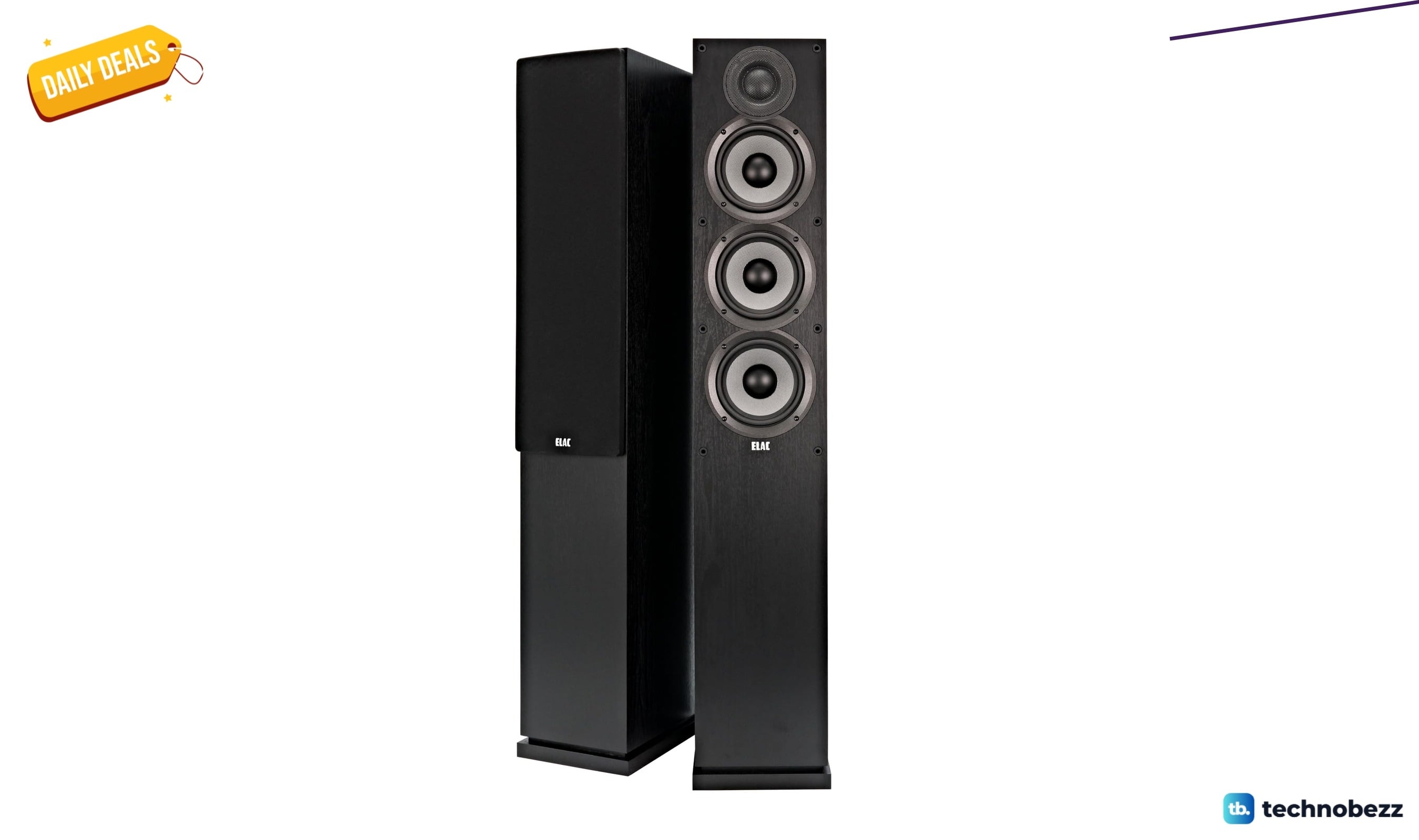 ELAC Debut 2.0 F5.2 Floorstanding Speaker price drops to $319