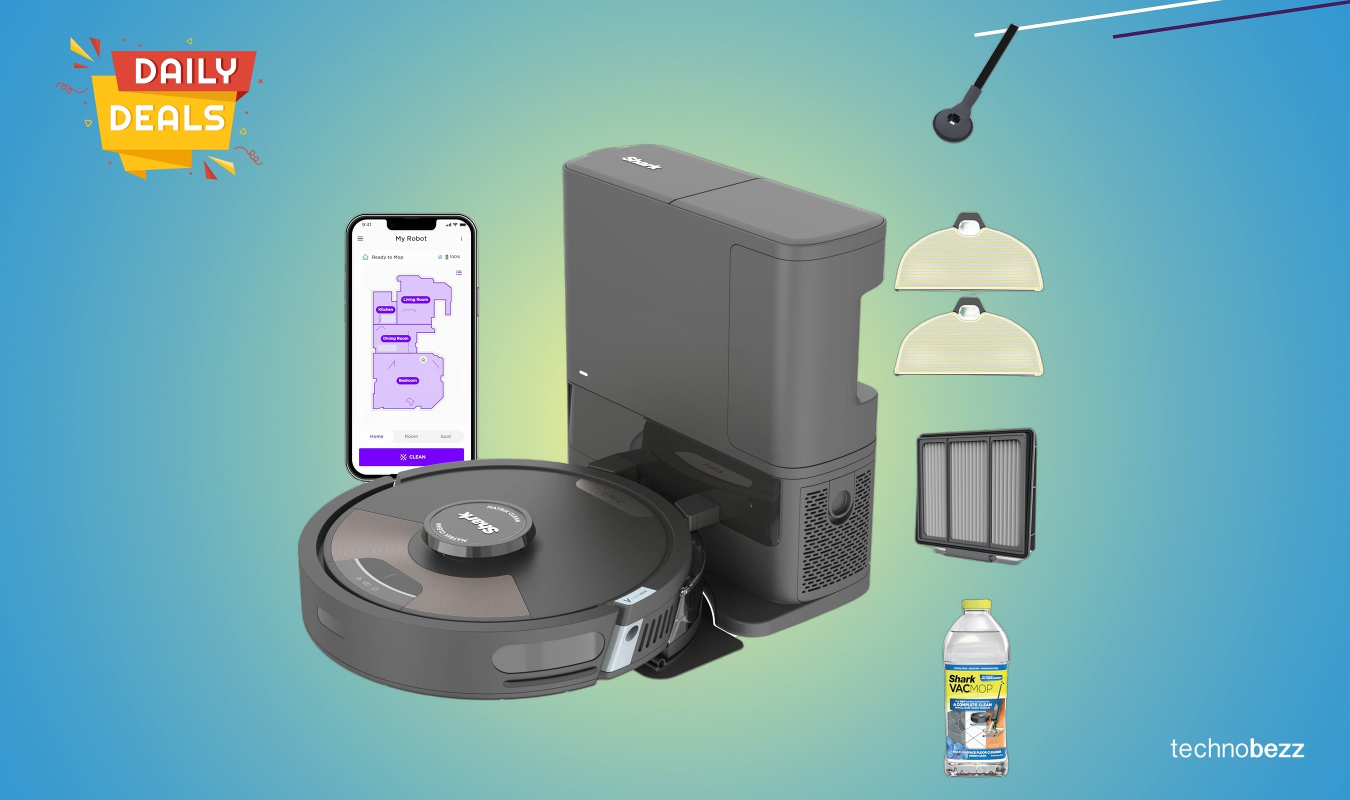 Shark Plus 2in1 Robot Vacuum & Mop drops to $299.99