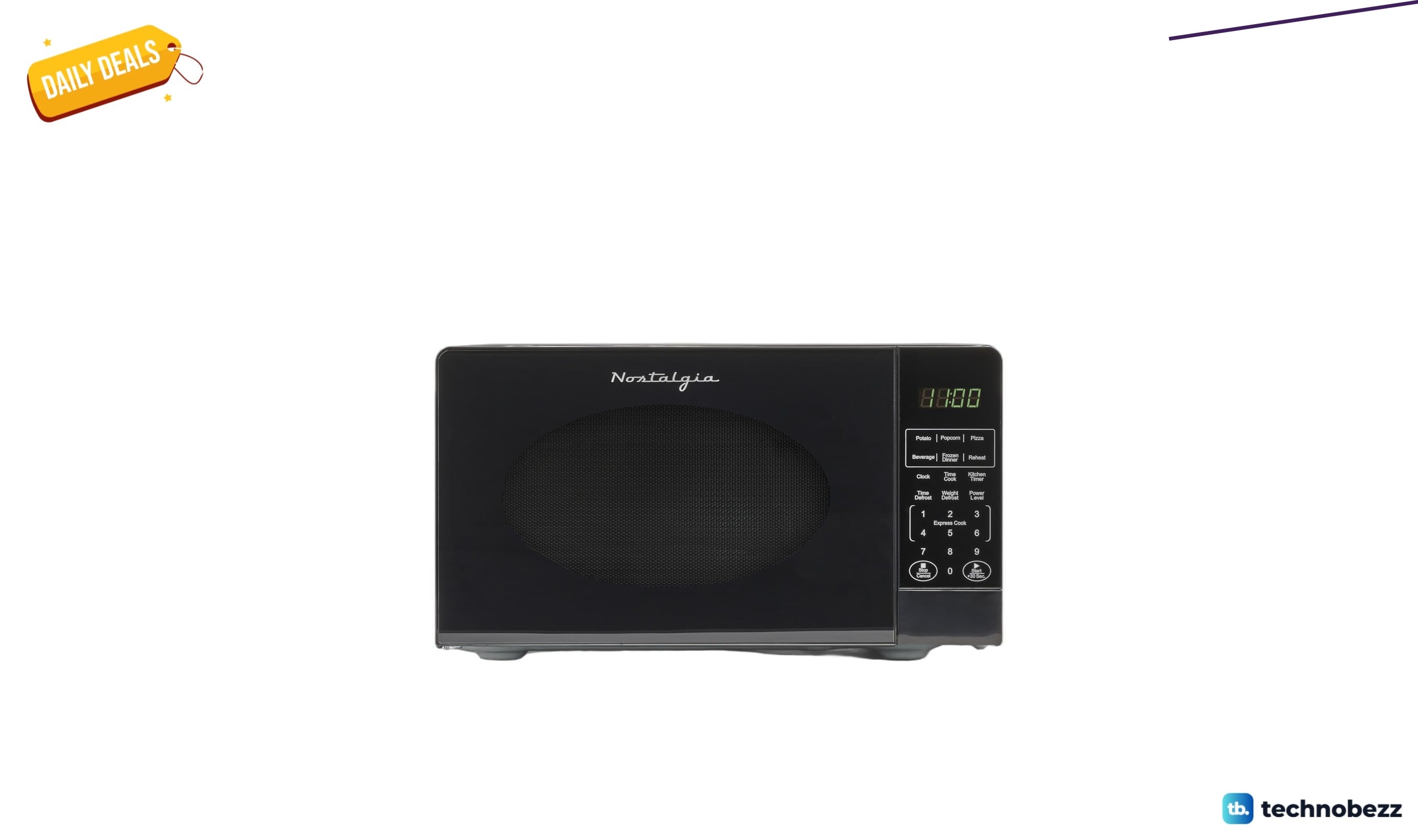 Nostalgia Modern Retro Countertop Microwave Oven drops to $74.99 at Amazon