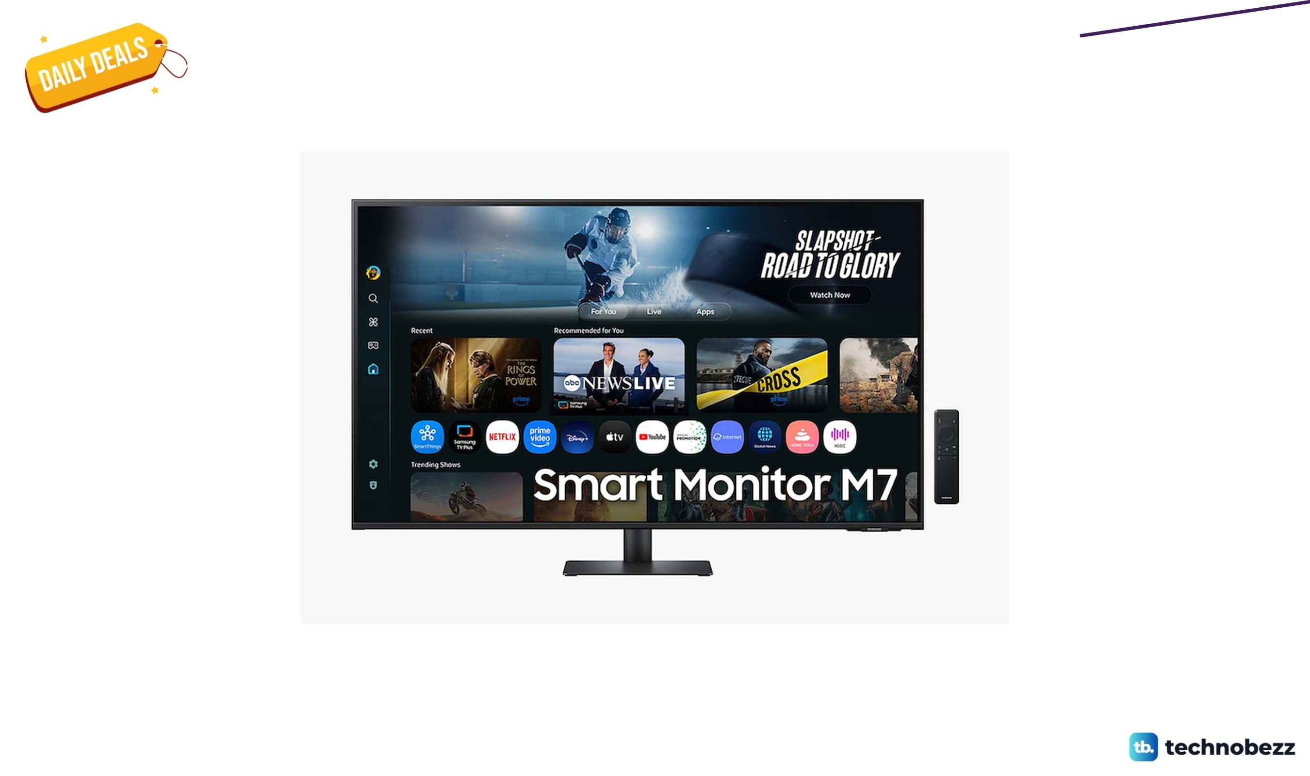 Samsung offers the 43 Smart Monitor M7 4K UHD for $359.99