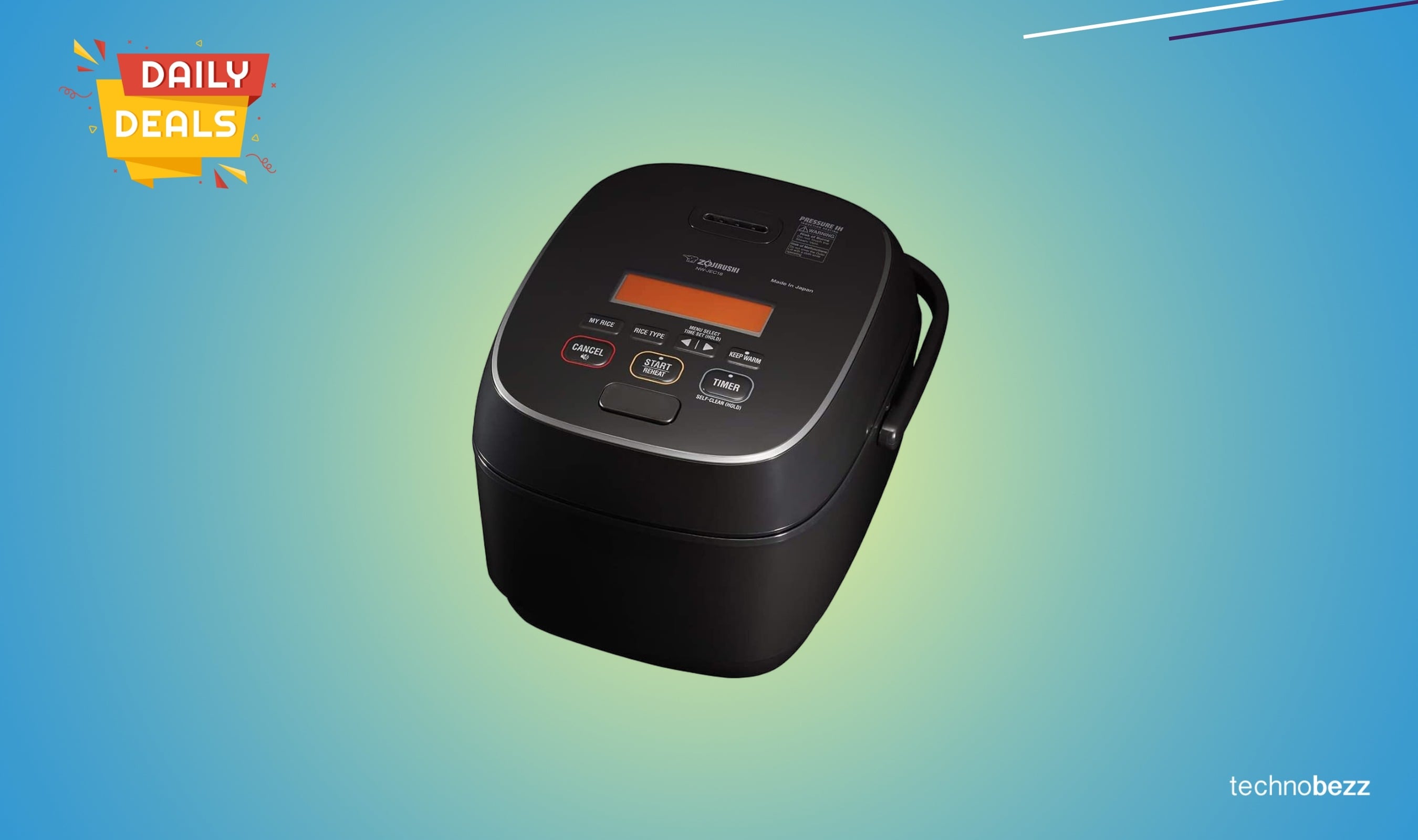 Zojirushi NW-JEC18BA Pressure Induction Rice Cooker drops to $645.08