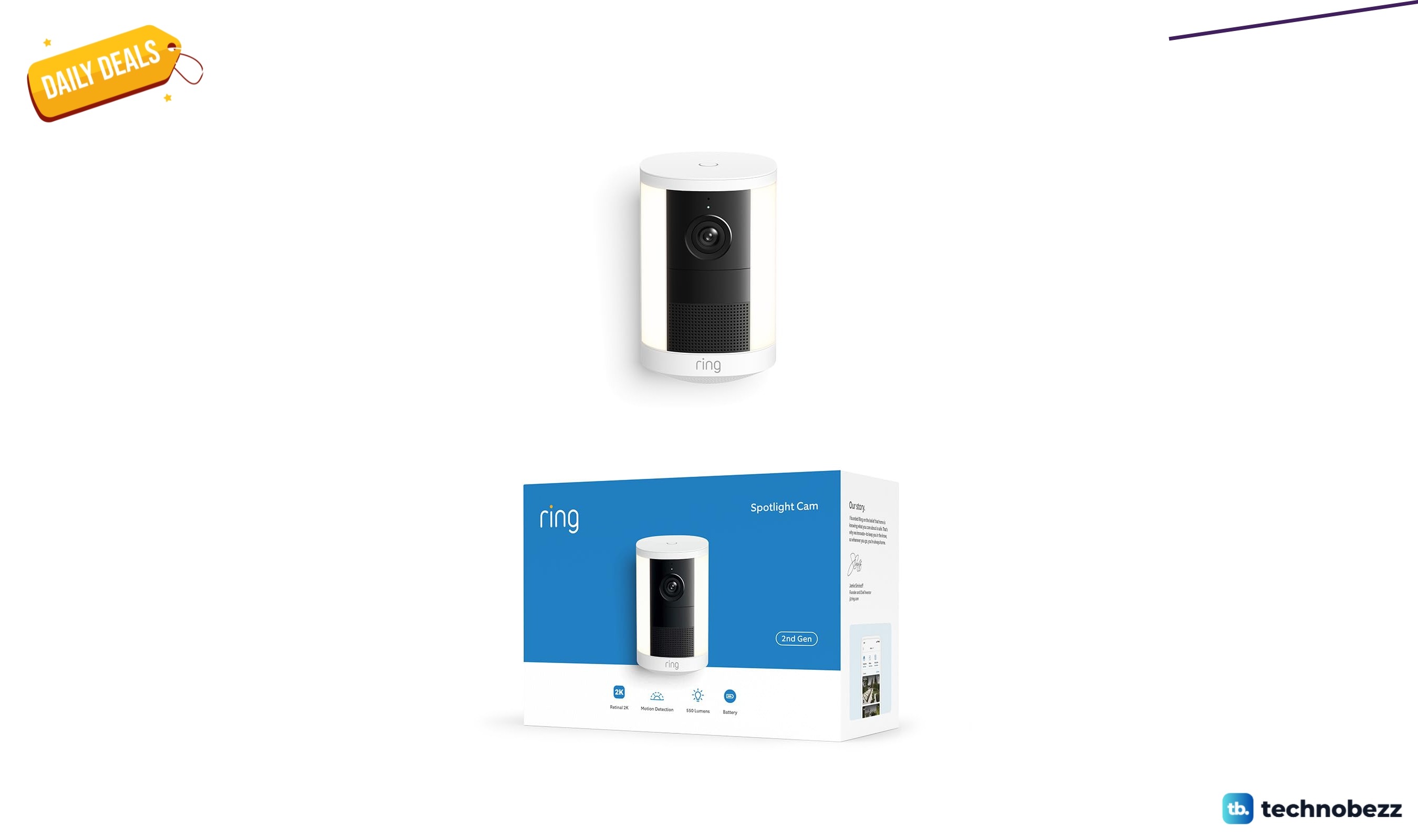Ring Spotlight Cam 2K drops to $89.99 ahead of Prime Big Deal Days