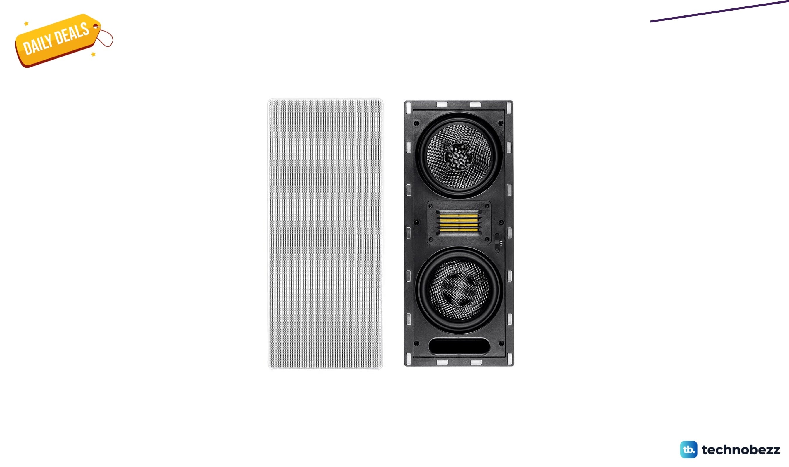 Monoprice 3-Way Carbon Fiber In-Wall Column Speaker drops to $127.99