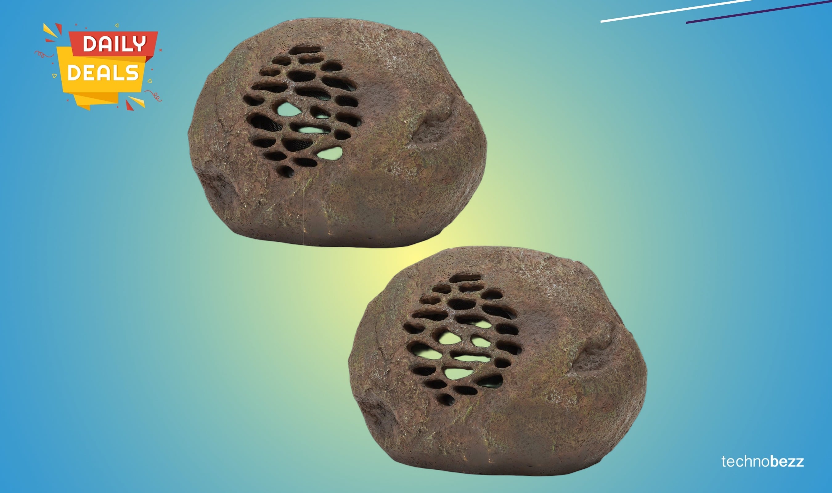 Alpine Corporation Solar Rock Speaker Pair Drops to $170.18