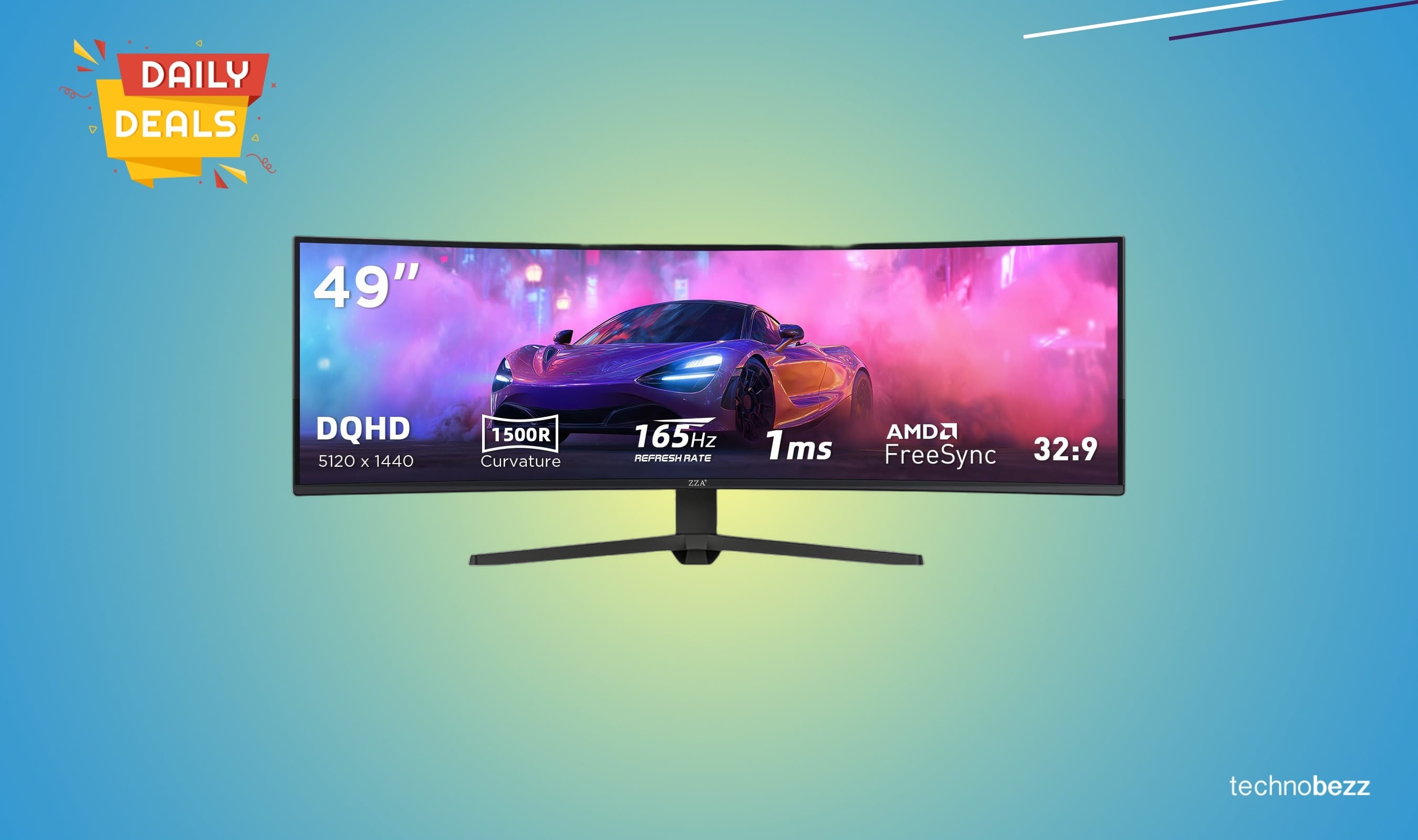 Exovyn Z49H 49-inch ultrawide gaming monitor hits new low price of $499.96