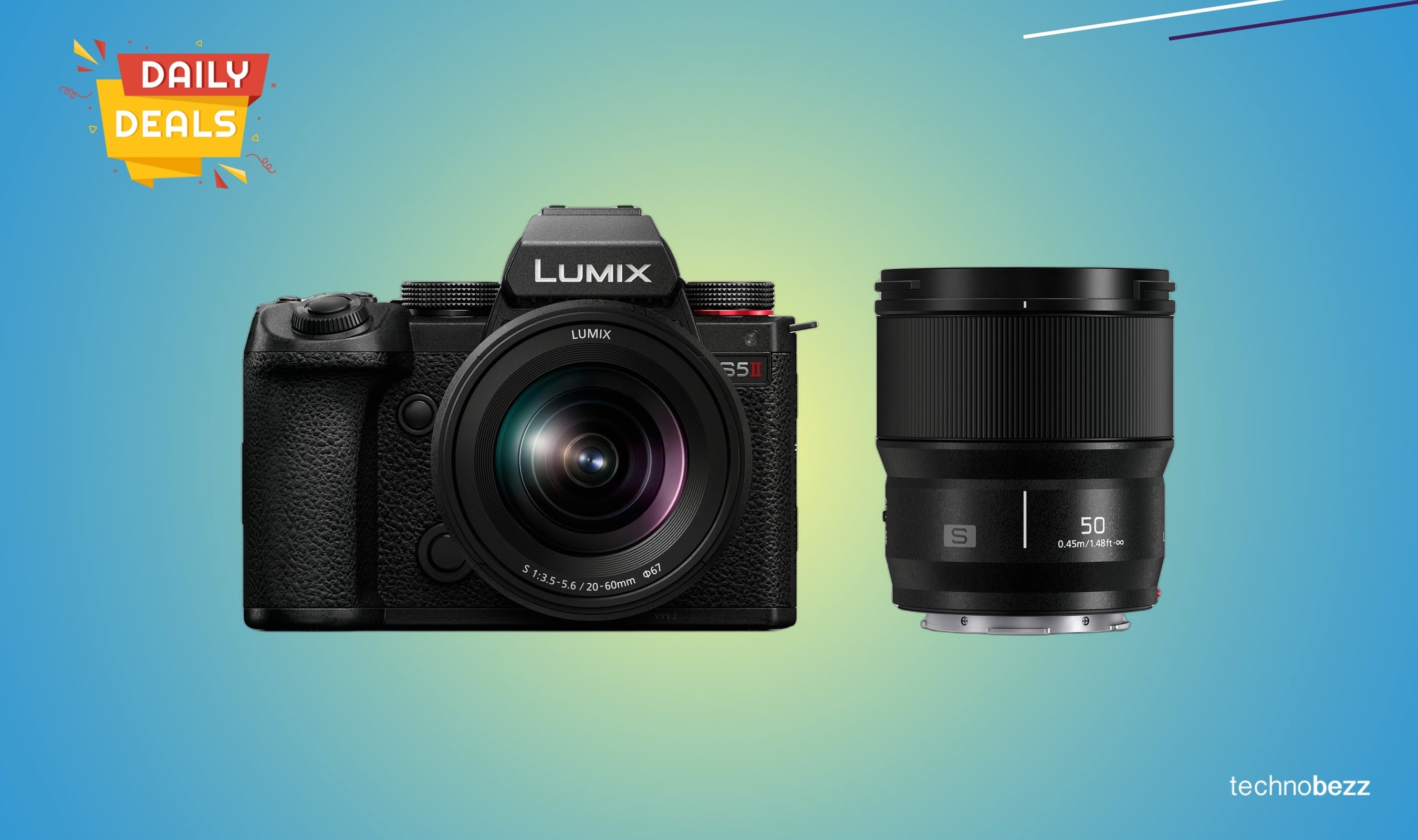 Panasonic LUMIX S5II mirrorless camera kit drops to $2097.99
