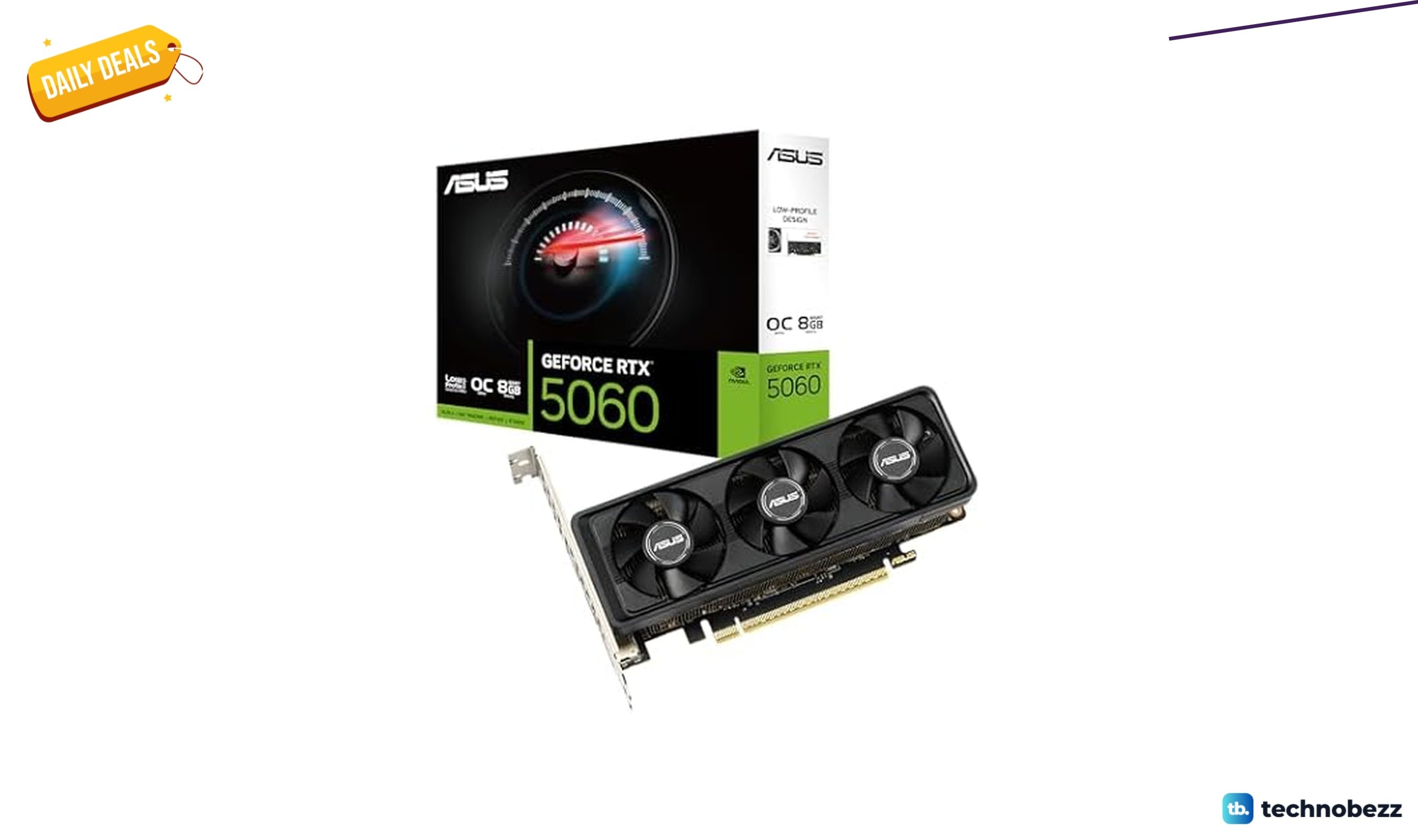 ASUS GeForce RTX 5060 LP BRK GDDR7 now available for $339.99 at Woot
