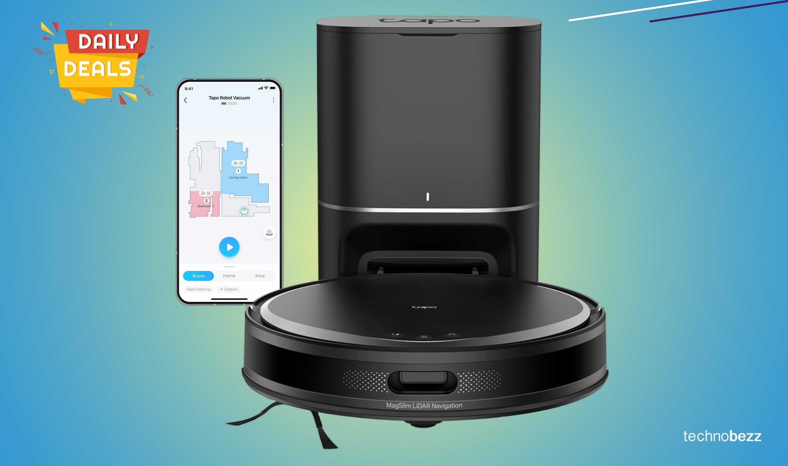 Tapo Ultra-Slim LiDAR Robot Vacuum drops to $158