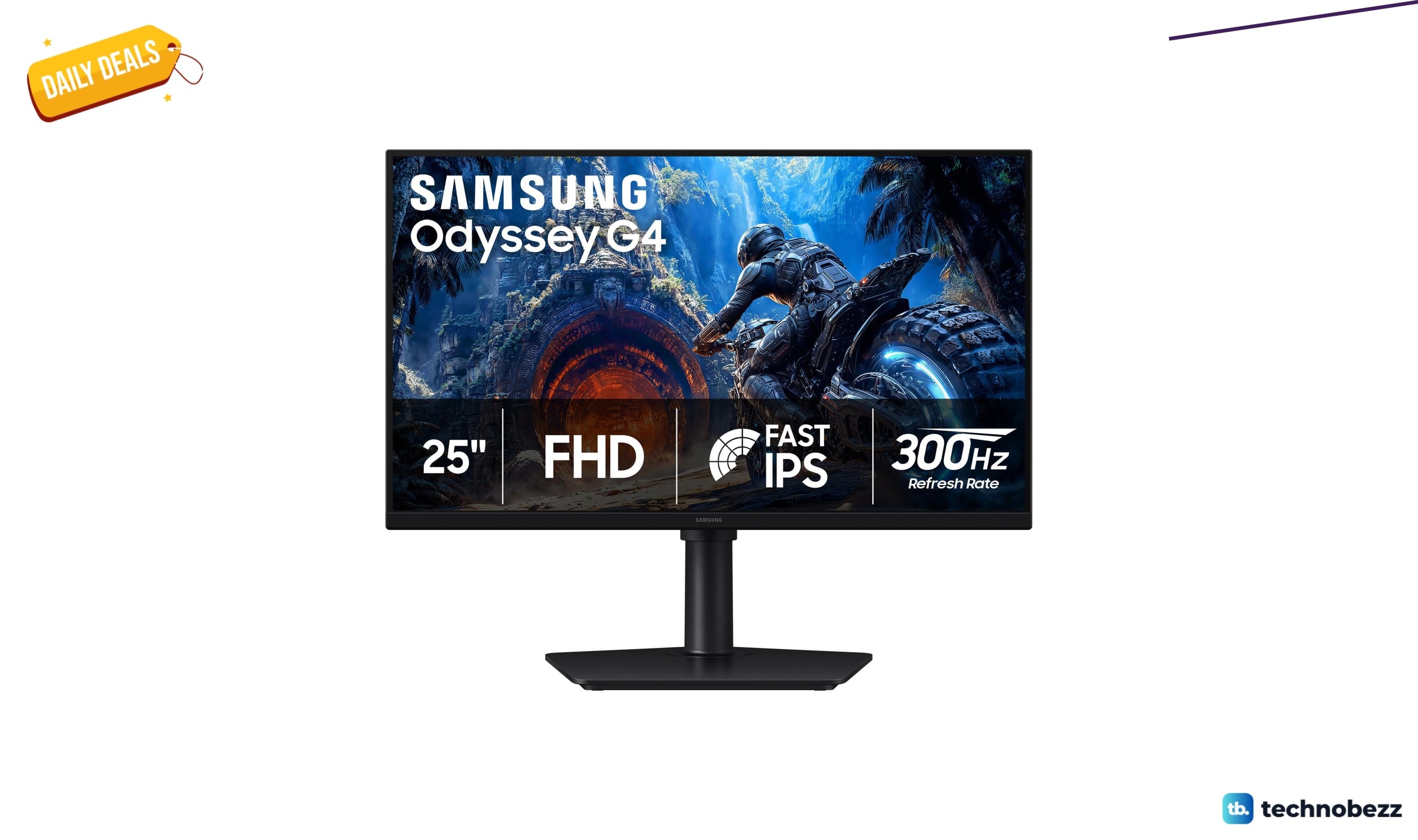 Samsung 25" Odyssey G4 Gaming Monitor price drops to $199.99