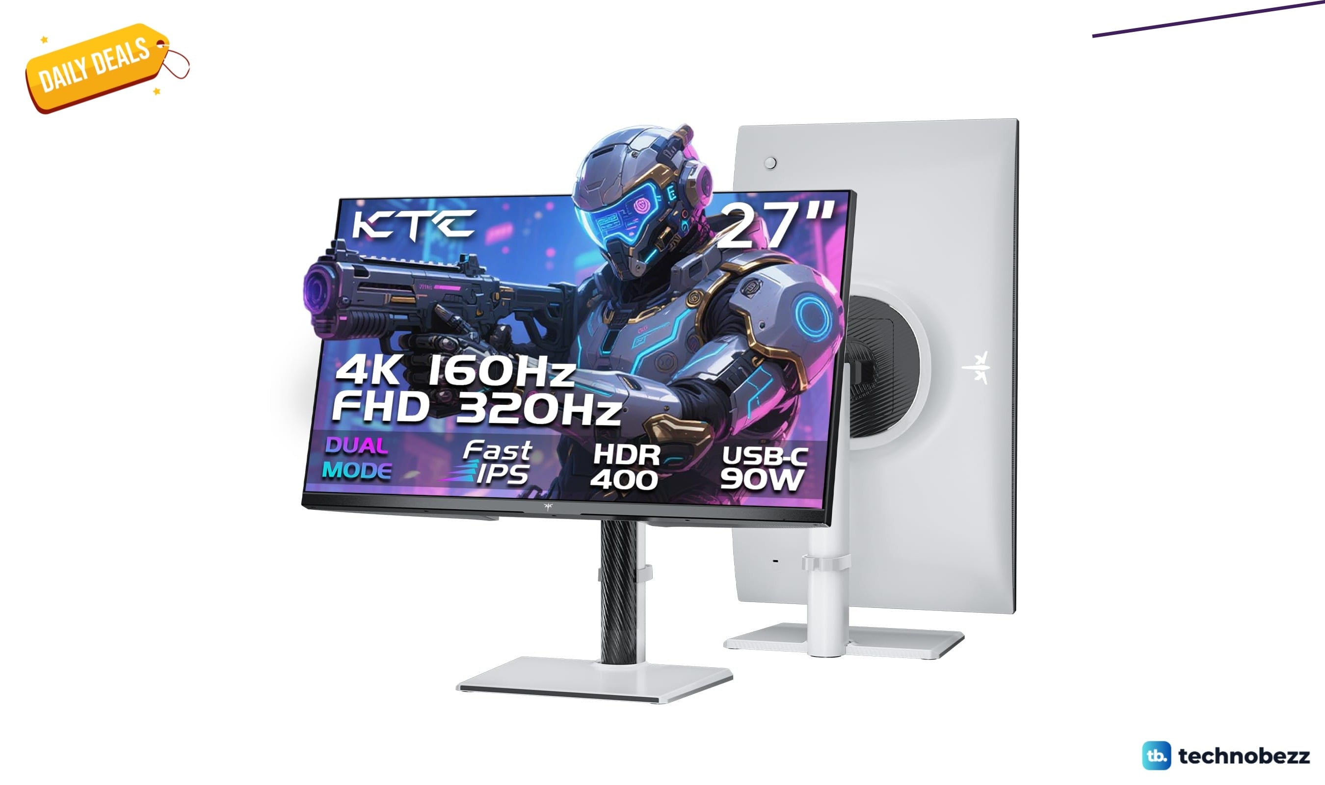 KTC 4K Gaming Monitor drops to $260.09
