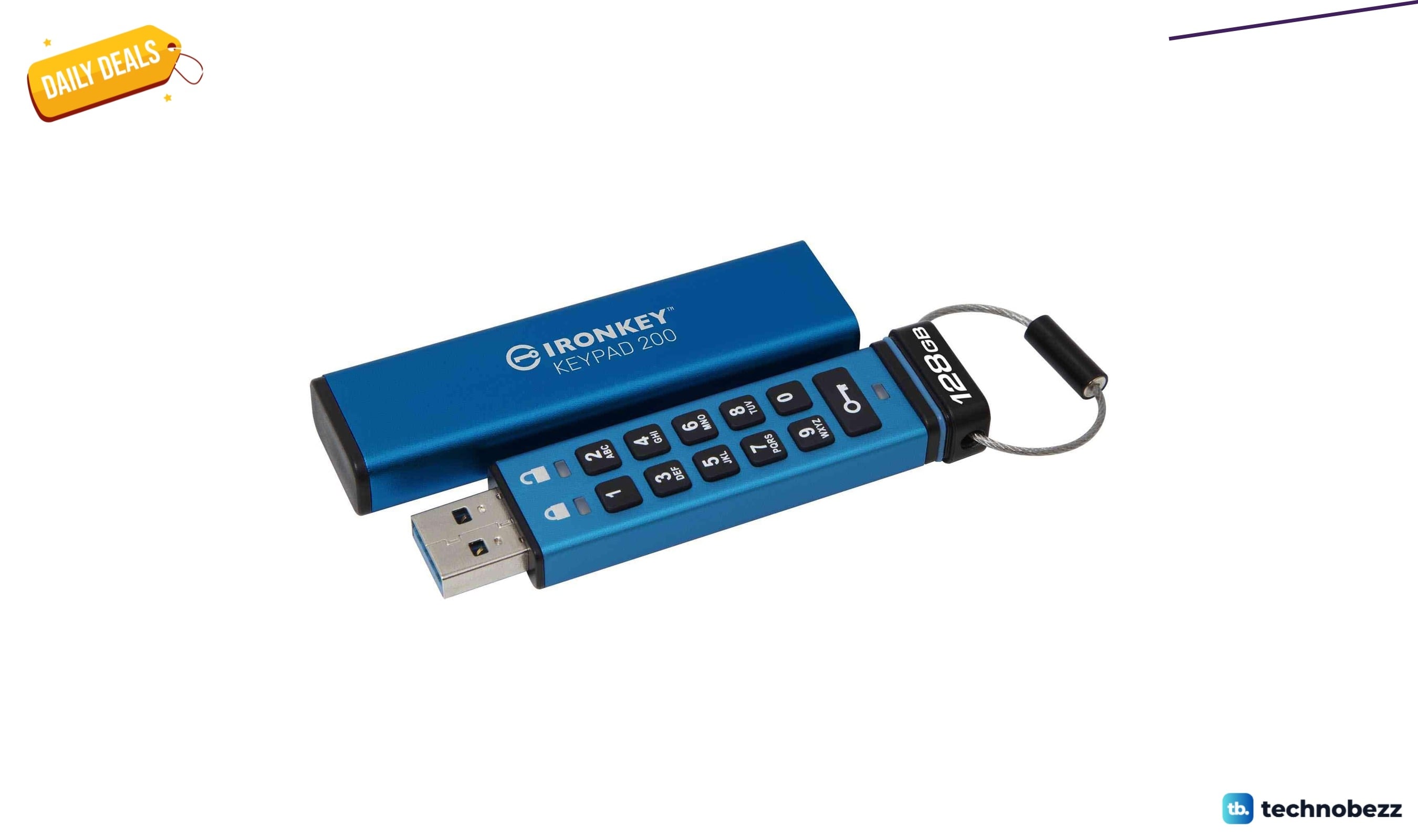 Kingston Ironkey Keypad 200 Encrypted USB Alphanumeric price drops to $204.99