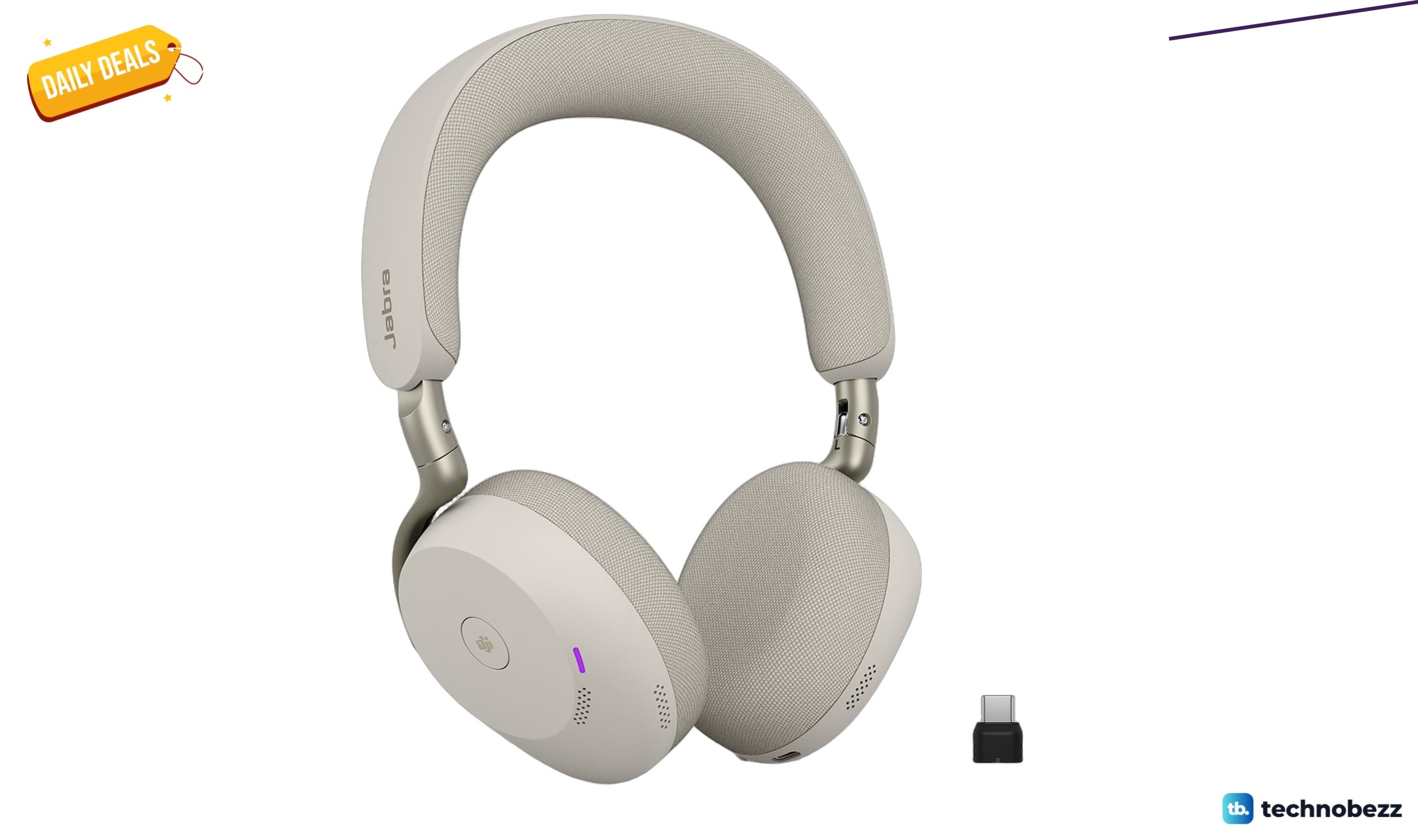 Jabra Evolve3 75 On-Ear Wireless Bluetooth Headset drops to $347.49