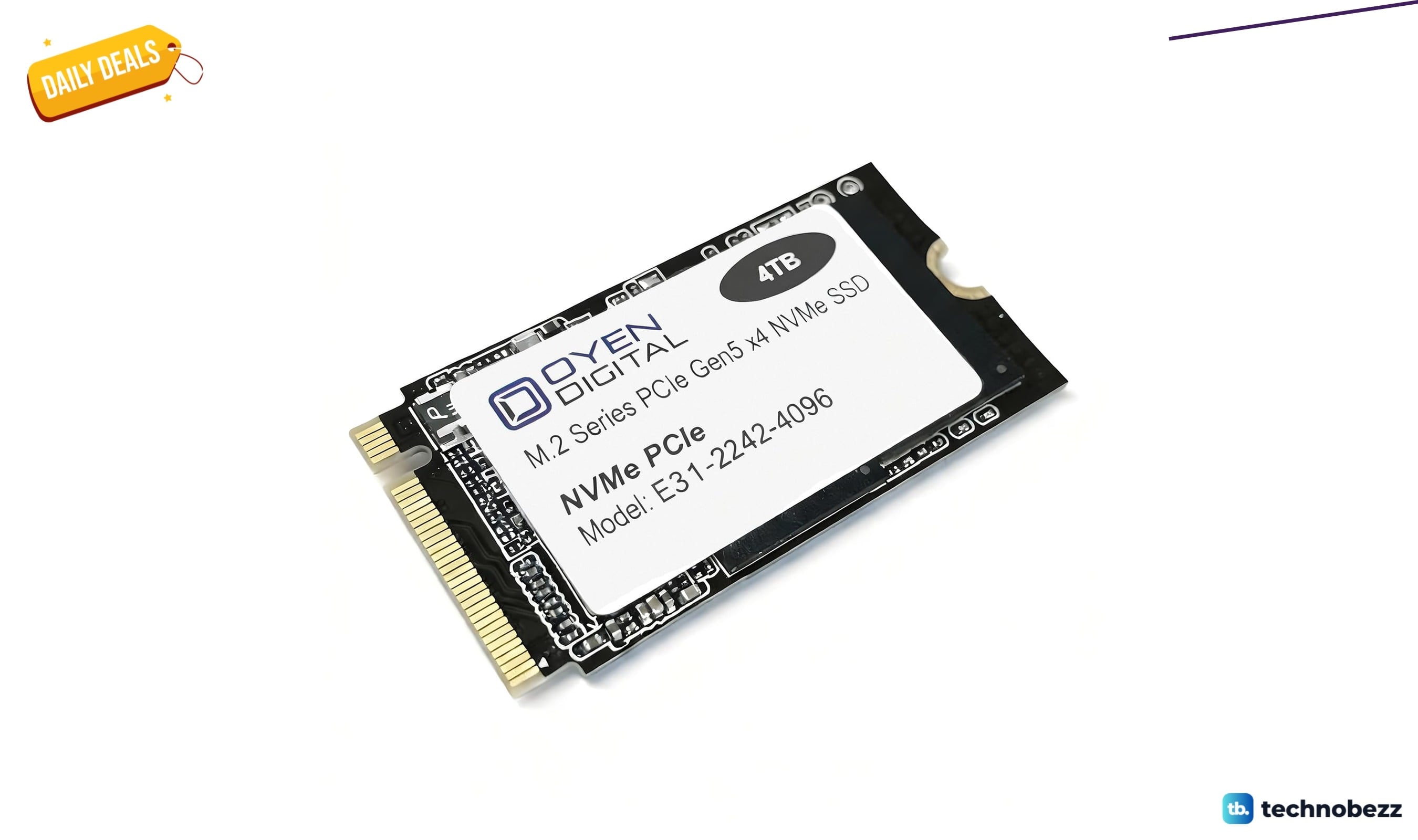 Oyen Digital M.2 2242 NVMe PCIe Gen5 drops to $681.54