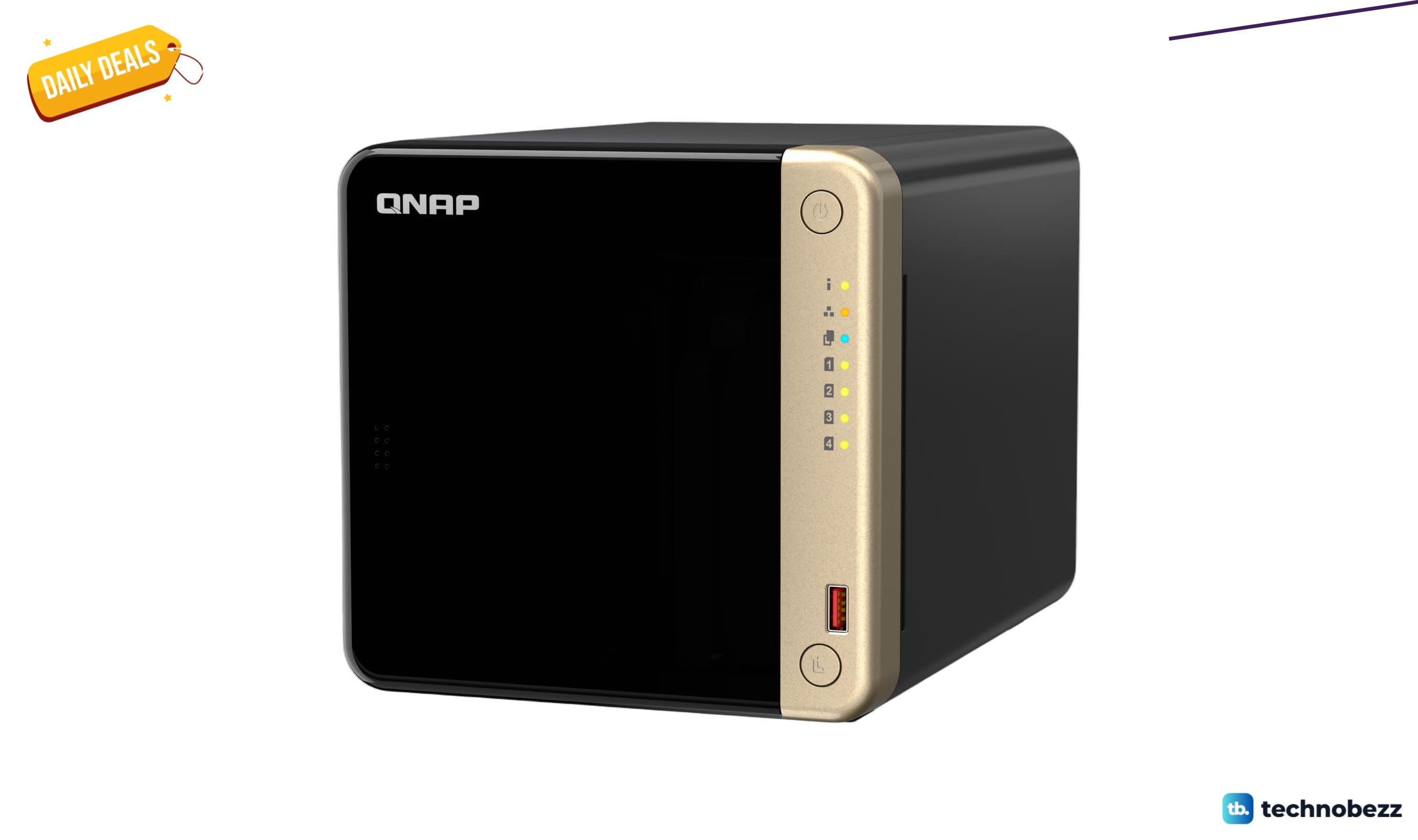 QNAP TS-464-8G-US 4 Bay Desktop NAS drops to $649 at Amazon