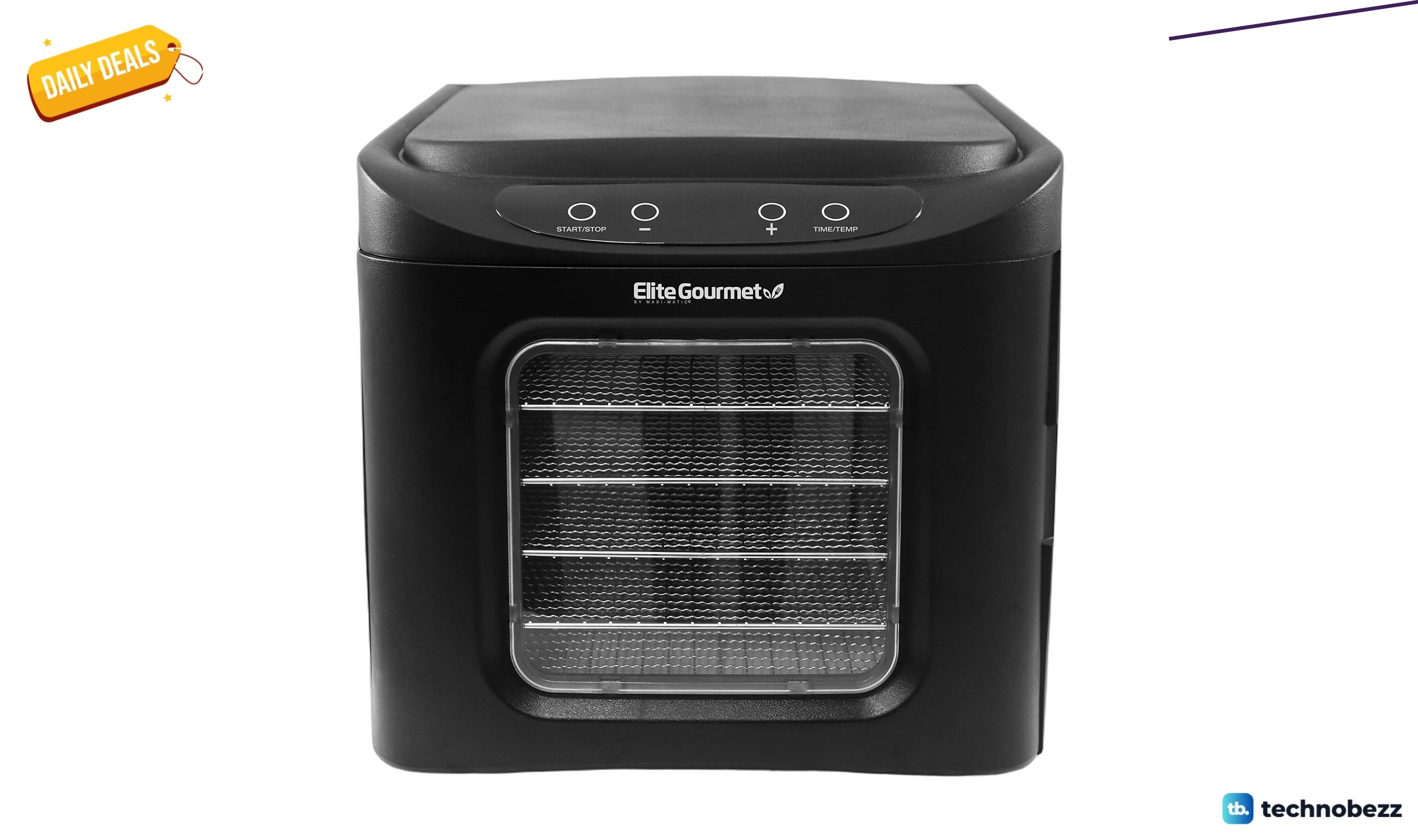 Elite Gourmet EFD-313B Programmable Food Dehydrator drops to $80.67 on Amazon