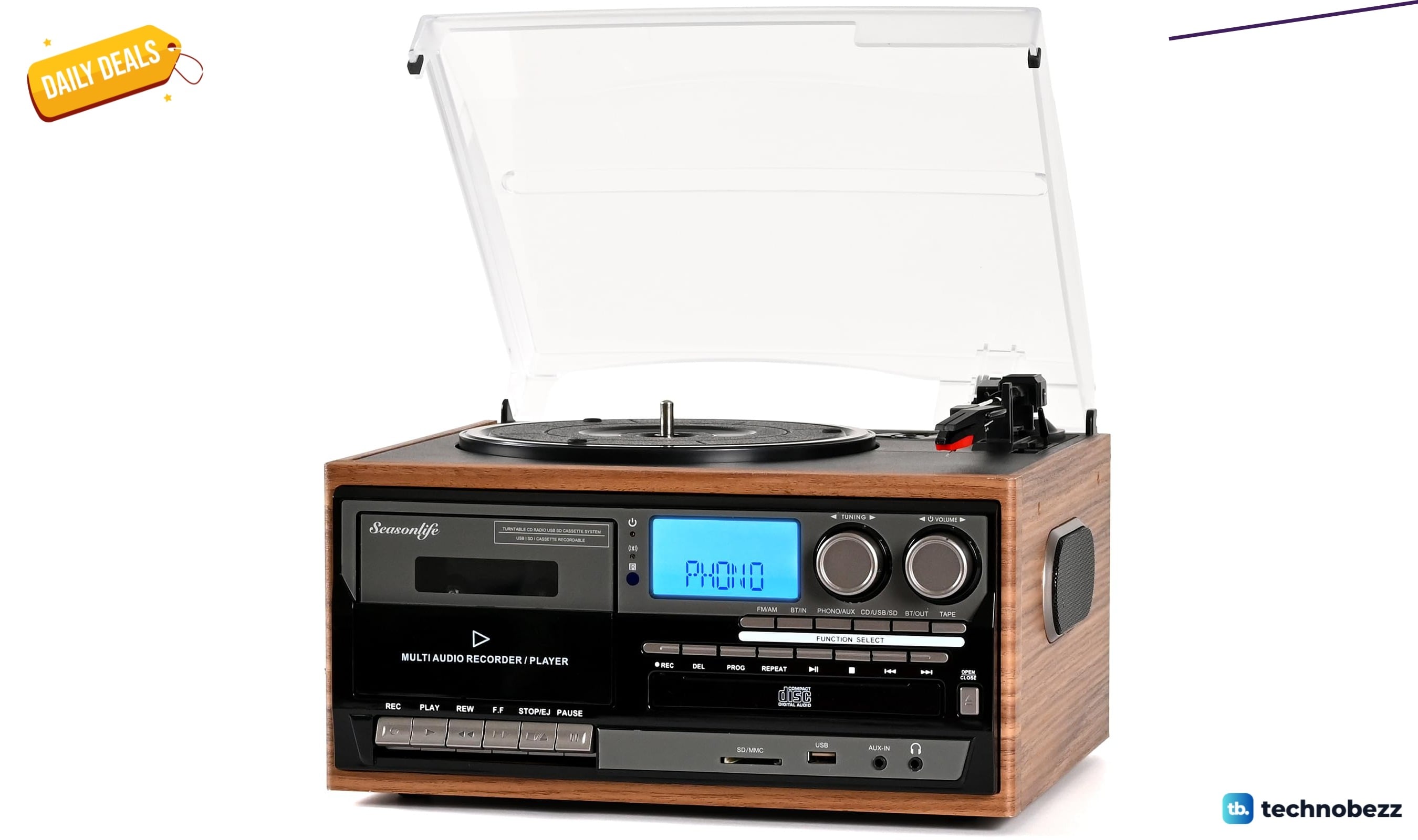 Seasonlife® Vinyl Record Player 10 in 1 marked down to $123.49