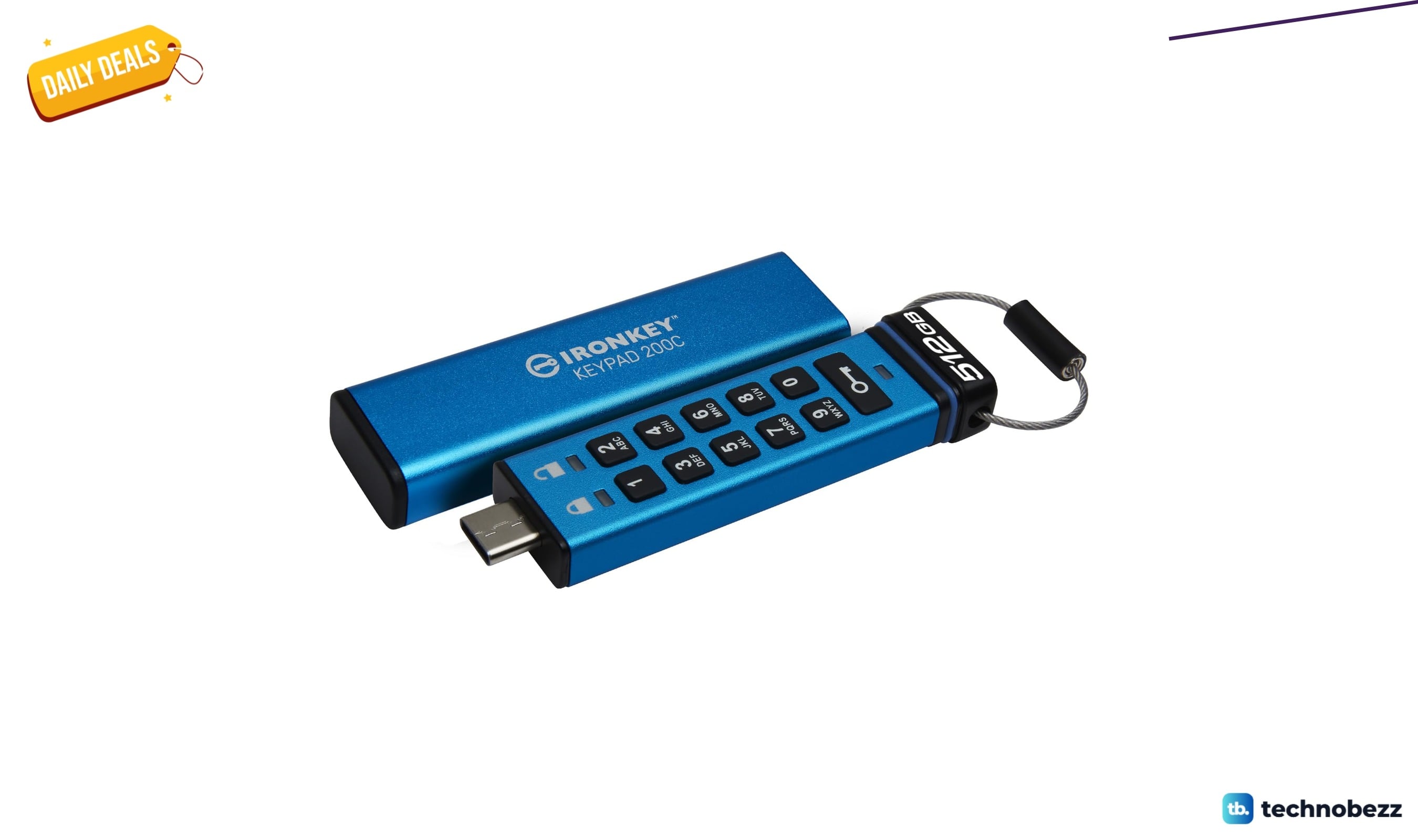 Kingston Ironkey Keypad 200 USB-C Encrypted Flash drops to $378.99