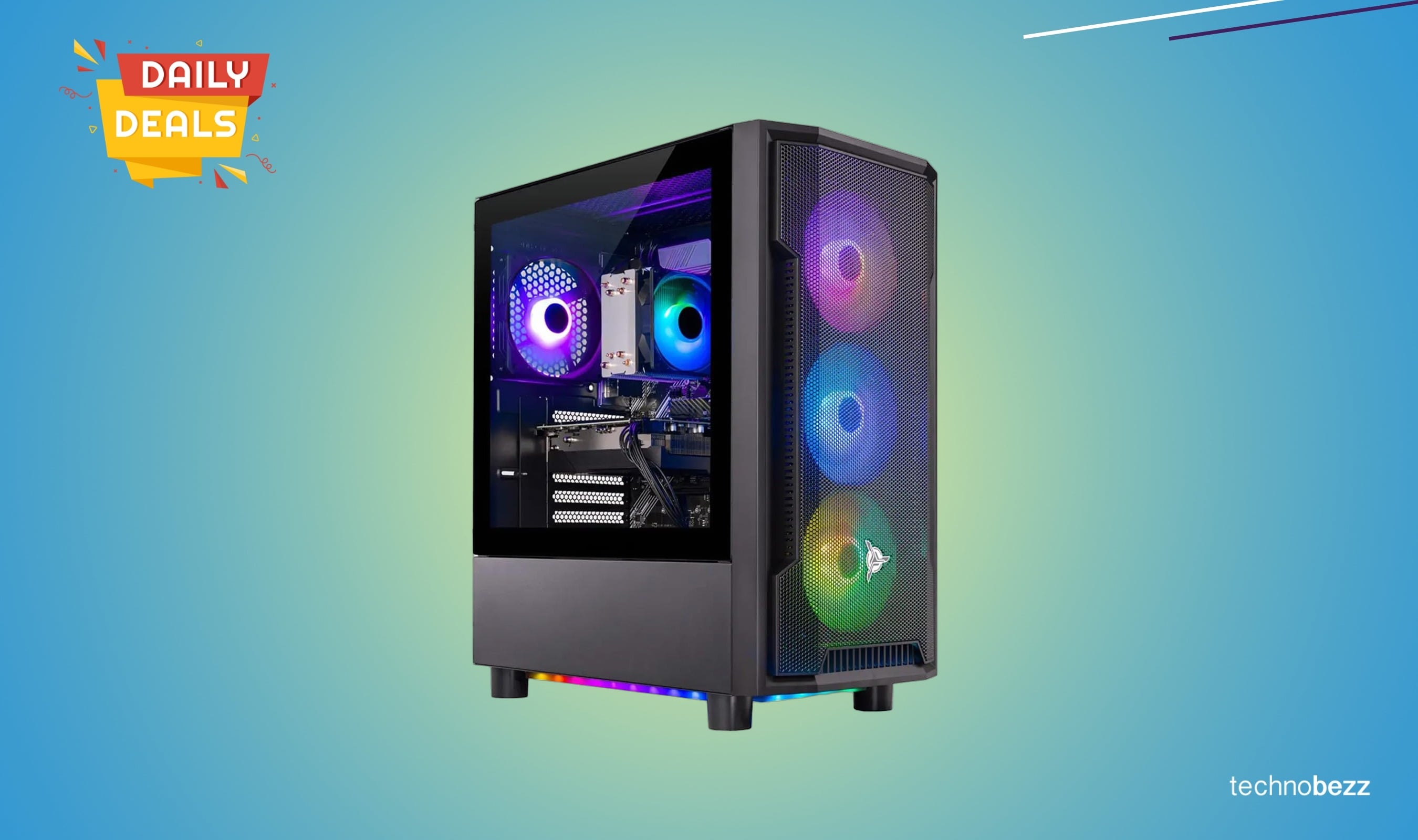 Skytech Gaming Shadow Desktop PC with Ryzen 7 drops to $1099.99