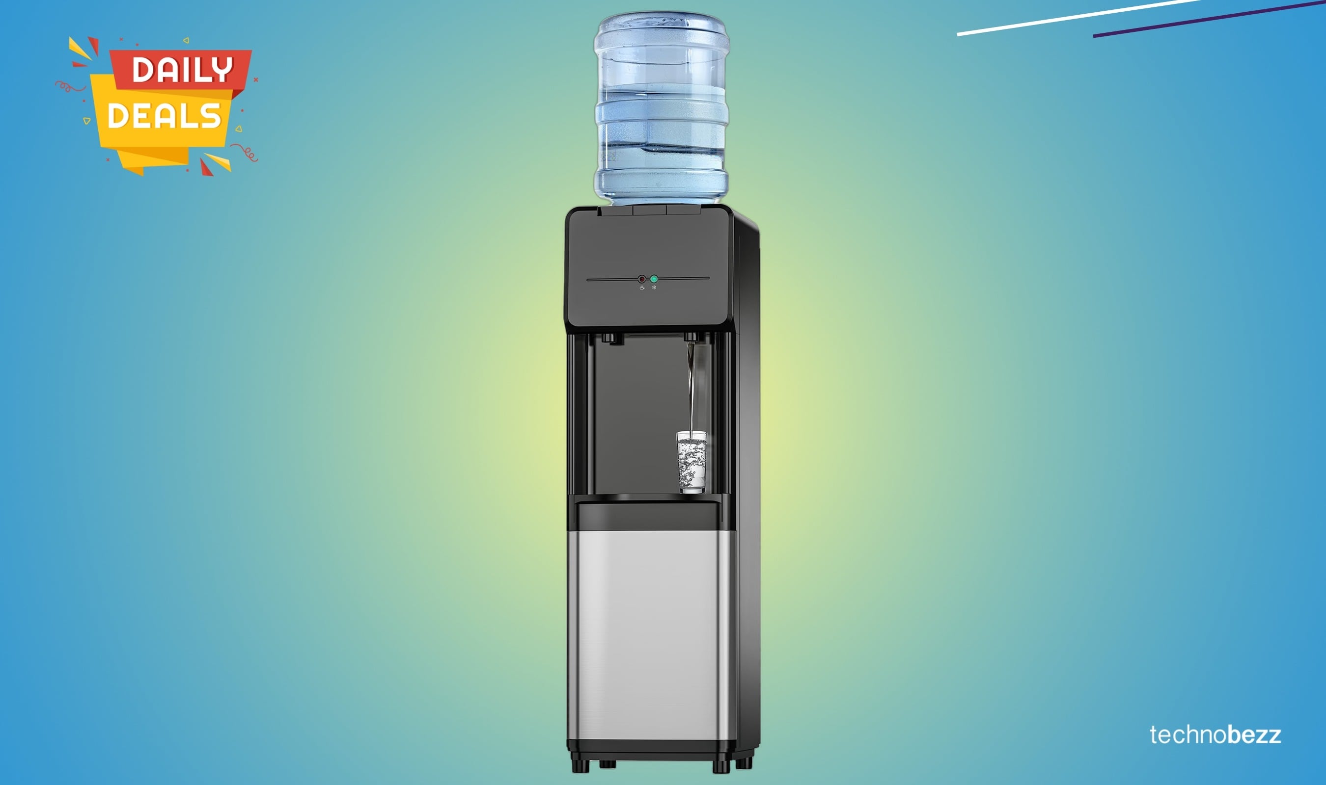 Euhomy Hot & Cold Water Dispenser drops to $99.68