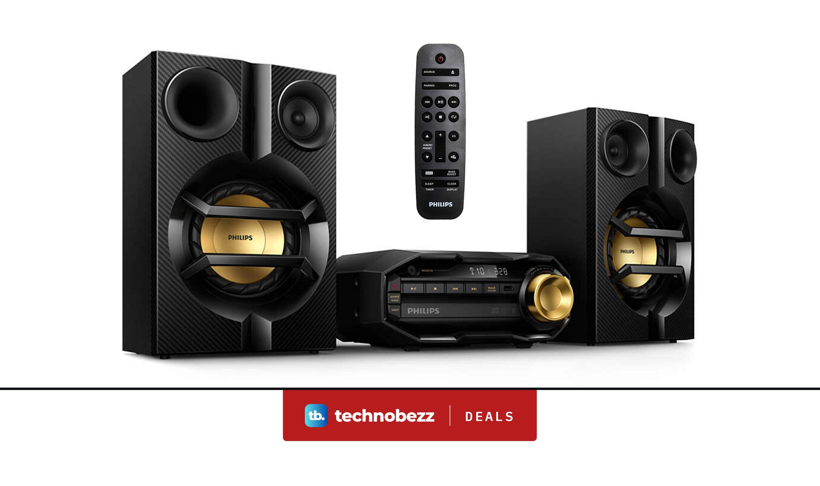 PHILIPS FX10 Bluetooth Stereo System gets a $50 price cut to $199.99