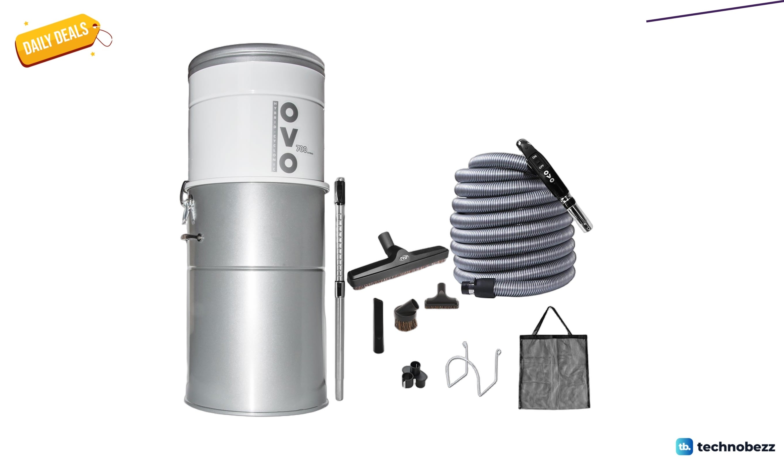 OVO Heavy Duty Powerful Central Vacuum System drops to $518.50