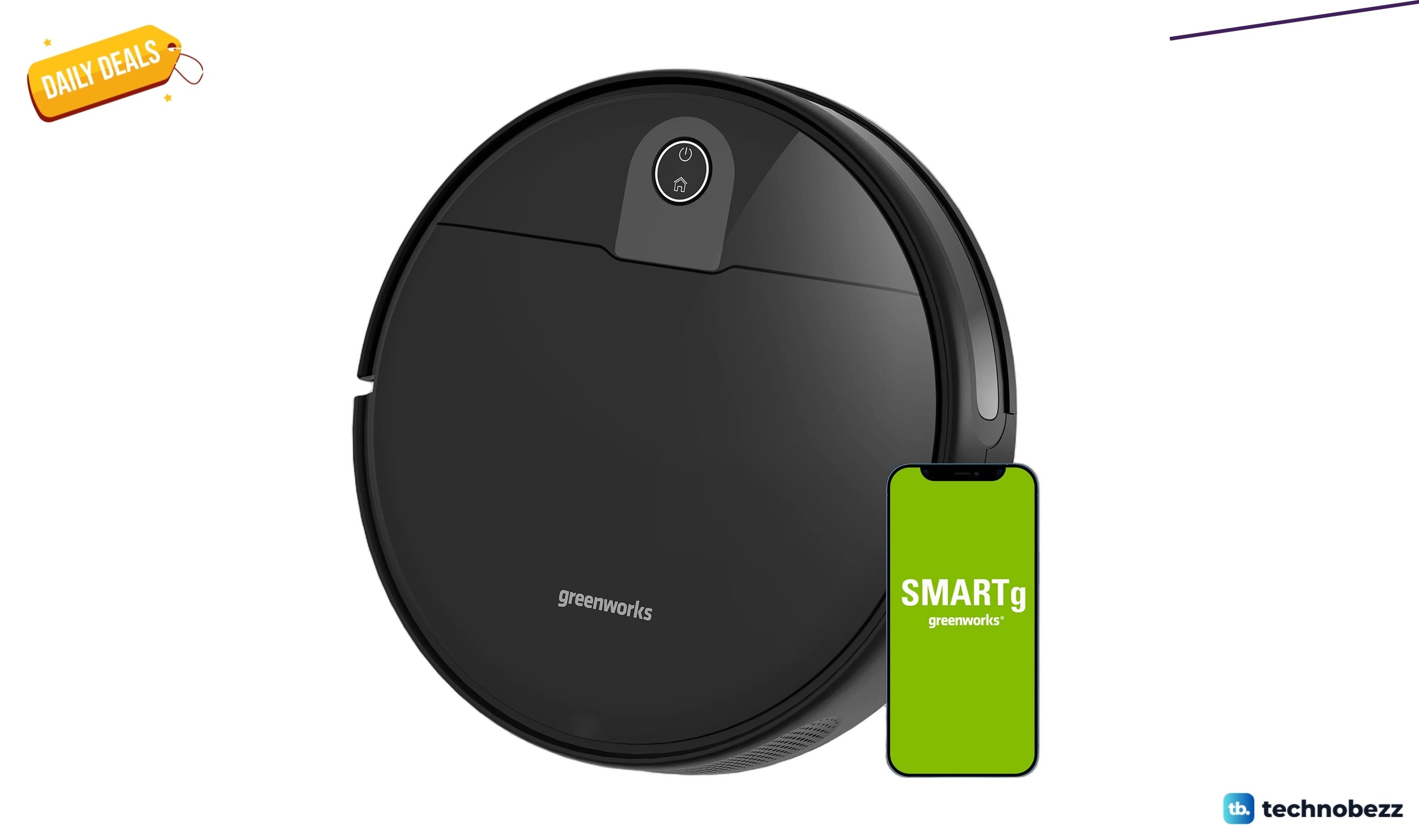 Greenworks Robotic Vacuum GRV-1010 drops to $143.58 on Amazon