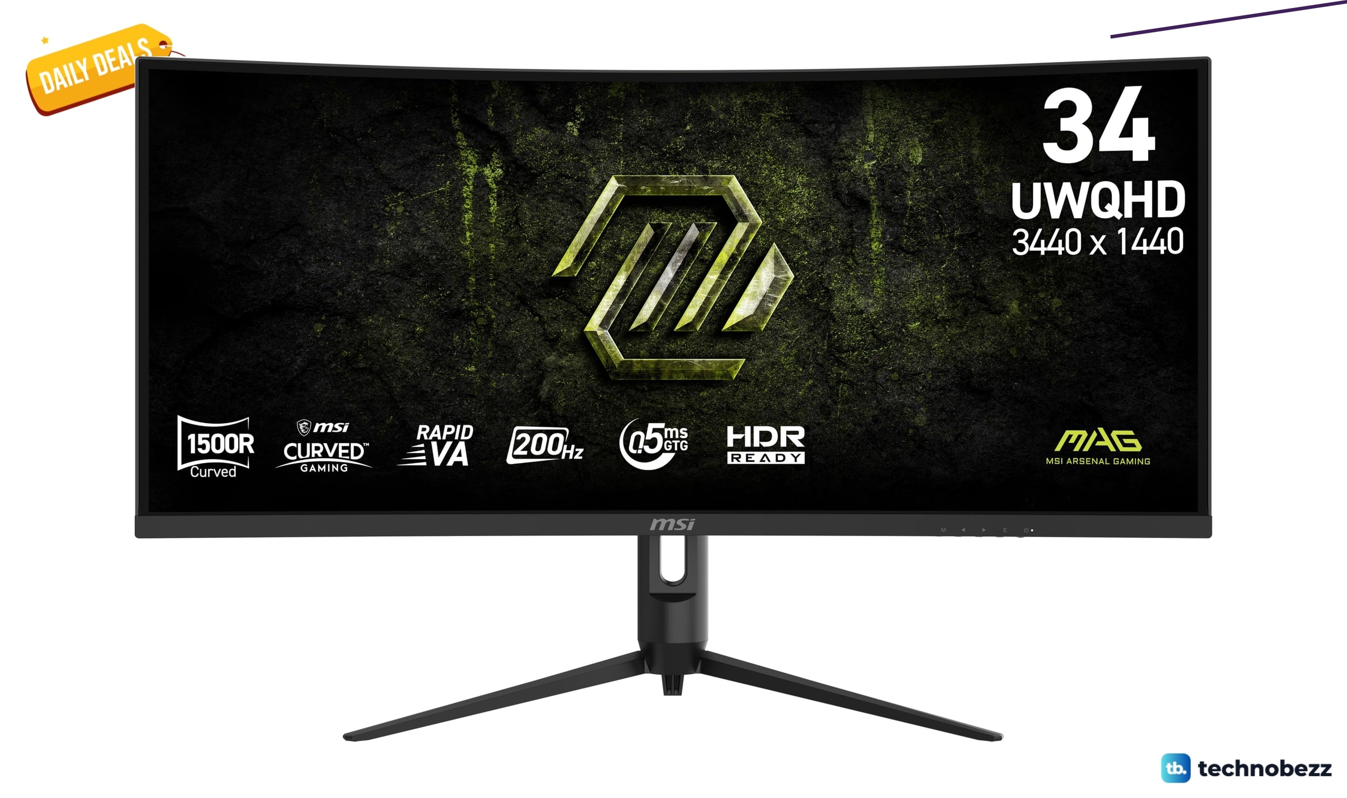 MSI MAG 342CQRF E20 ultrawide monitor drops to $249.99 at Amazon