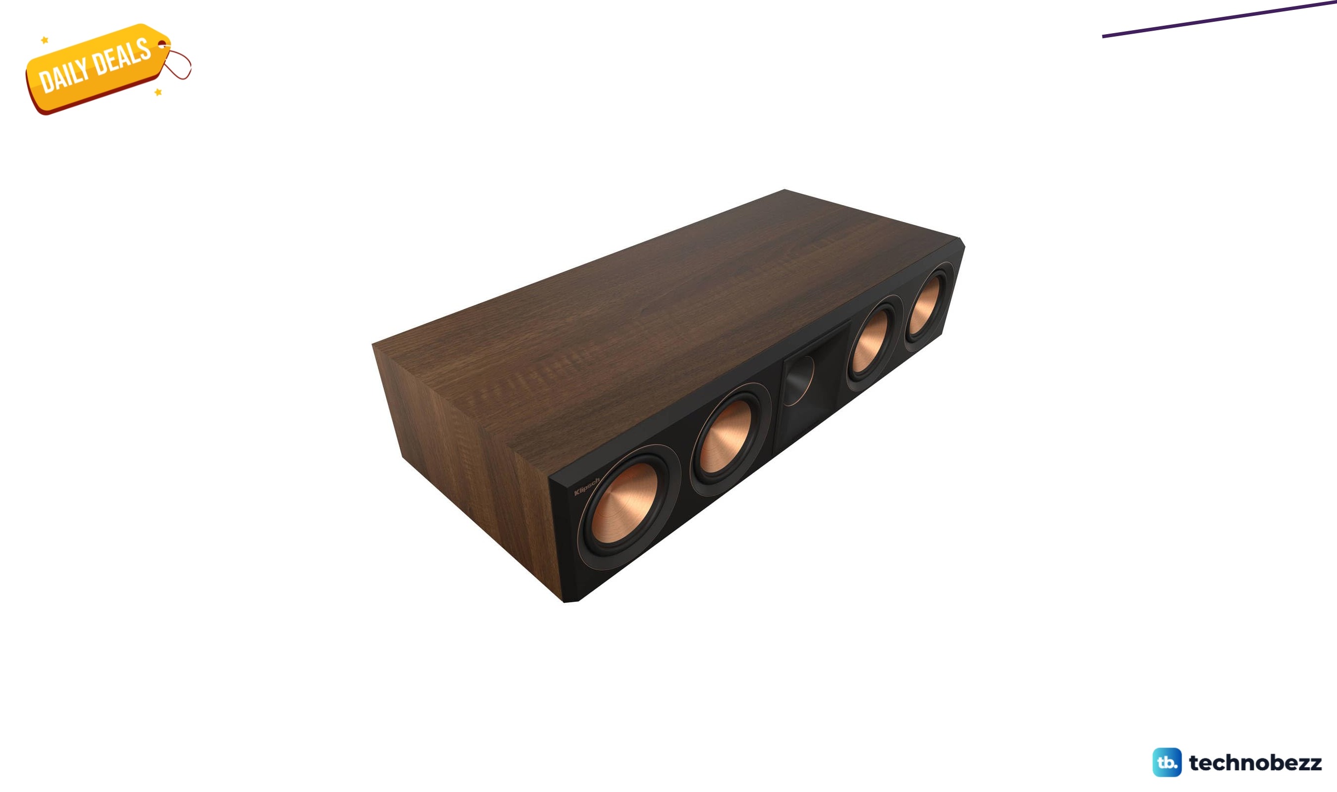 Klipsch Reference Premiere RP-504C II Walnut Center now $449.99, down from $799