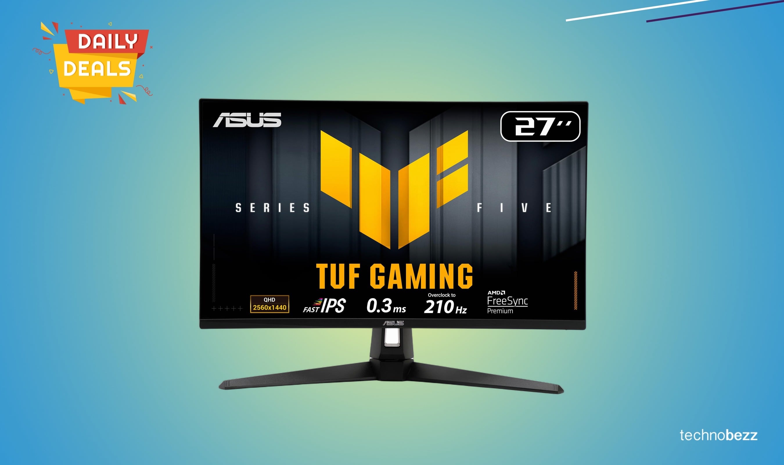 ASUS TUF Gaming 27-inch 1440P monitor drops to $199