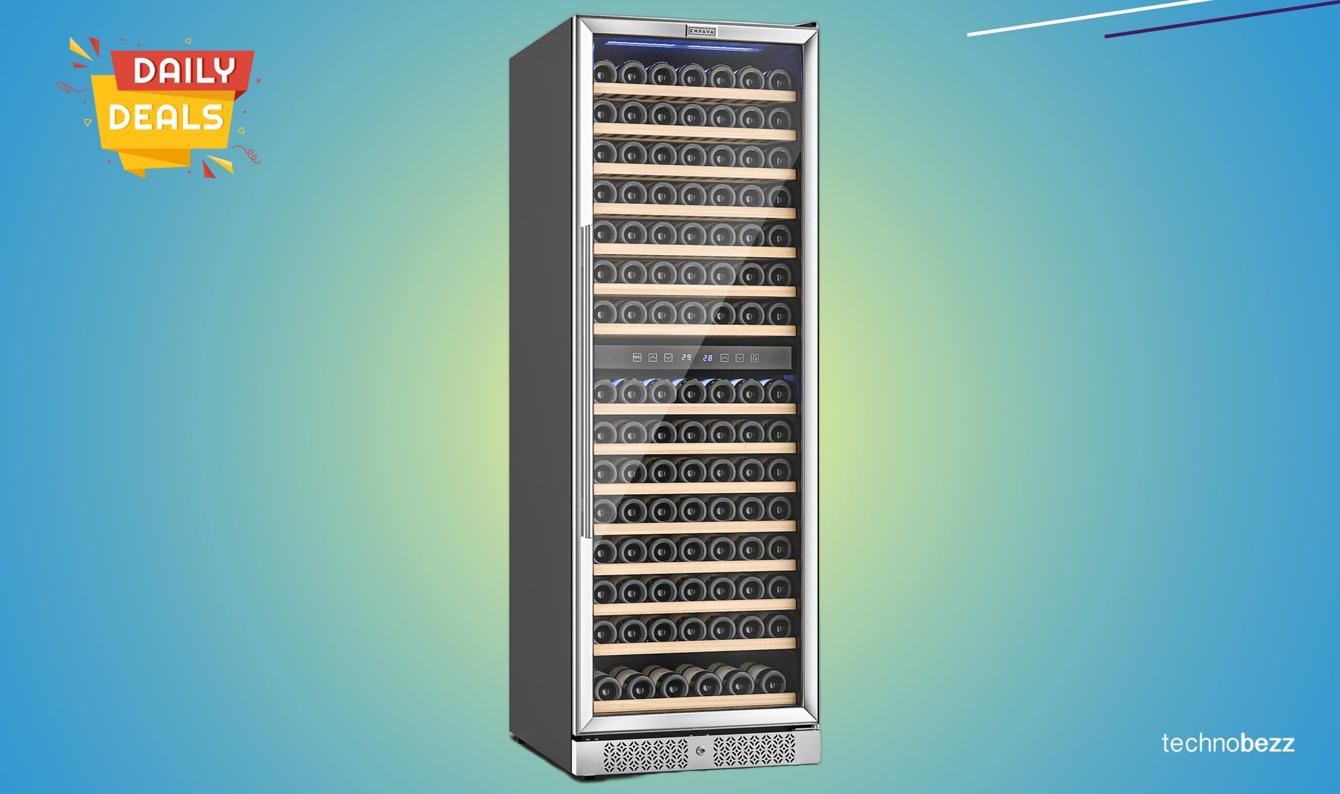 Empava 24 Wine Fridge for 160 Bottles Drops to $1168.53