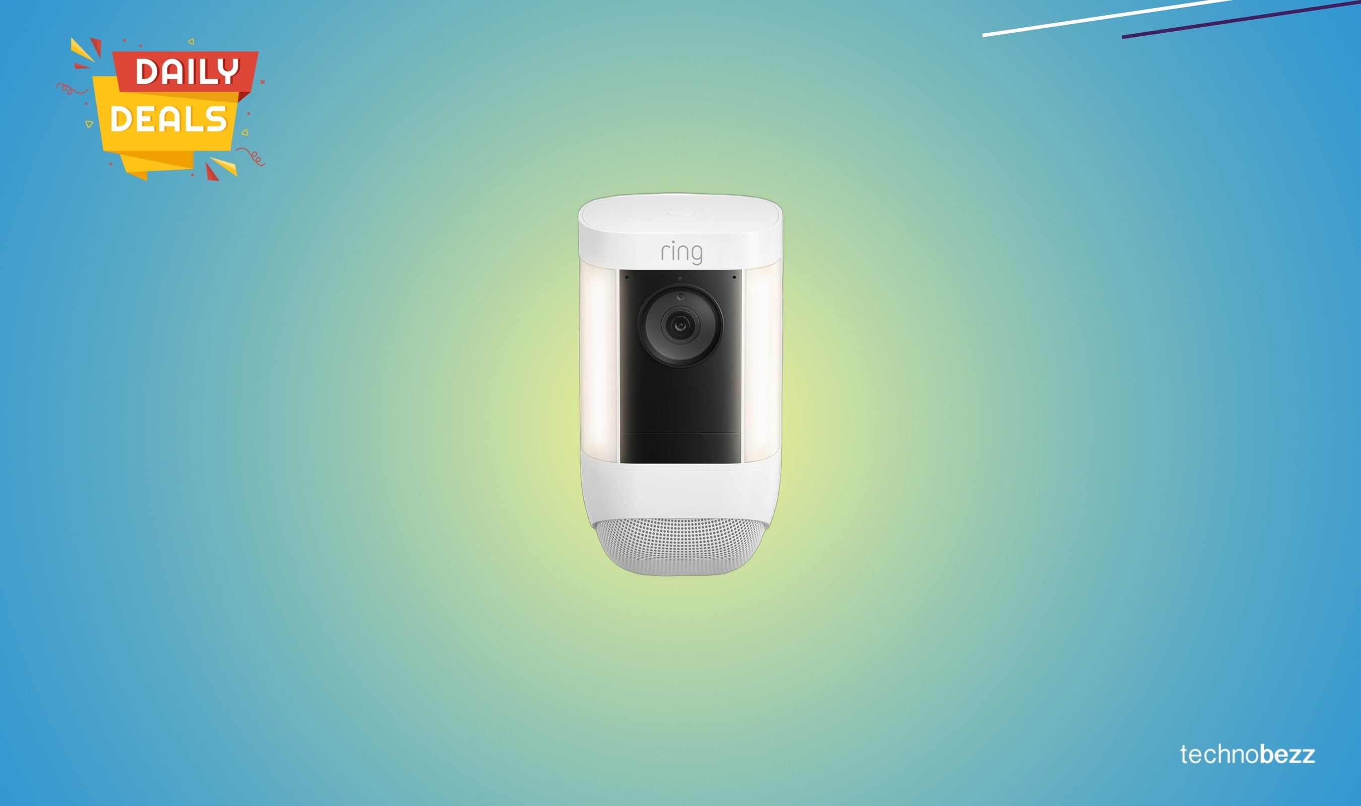 Ring Spotlight Cam Pro Solar 3D bundle drops to $189.99