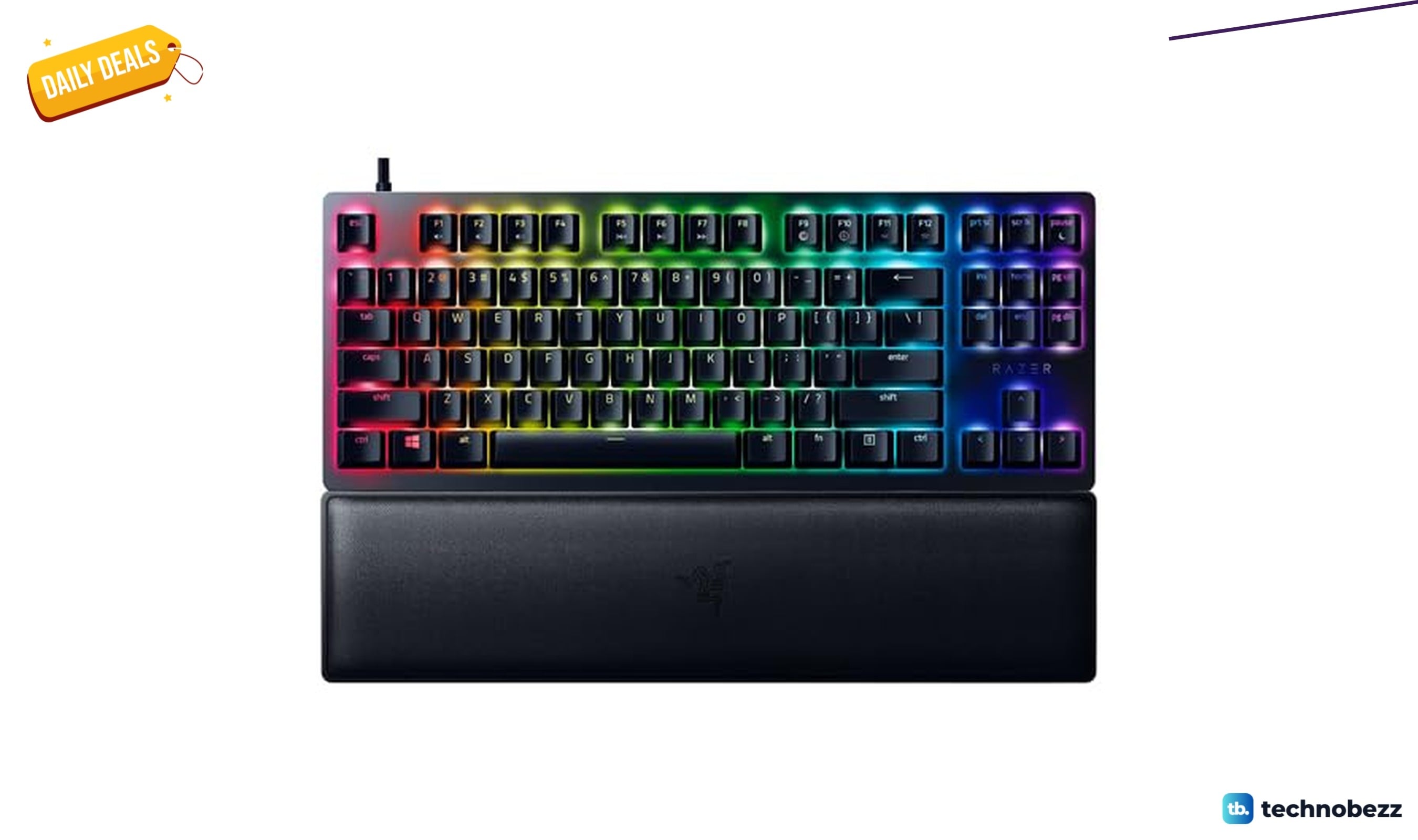 Razer Huntsman V2 TKL Gaming Keyboard is $74.99 at Woot