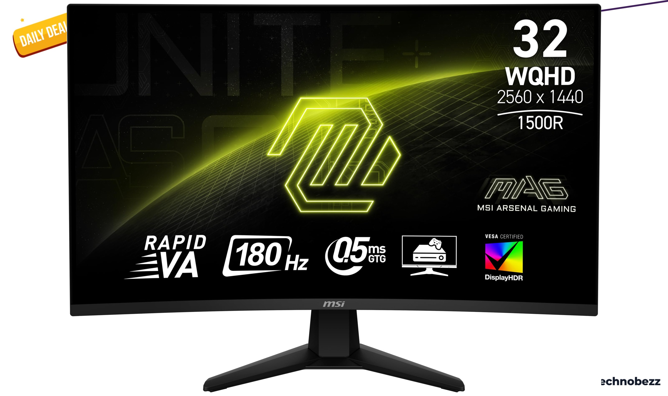 MSI MAG 32CQ6F Computer Monitor falls to $199.99