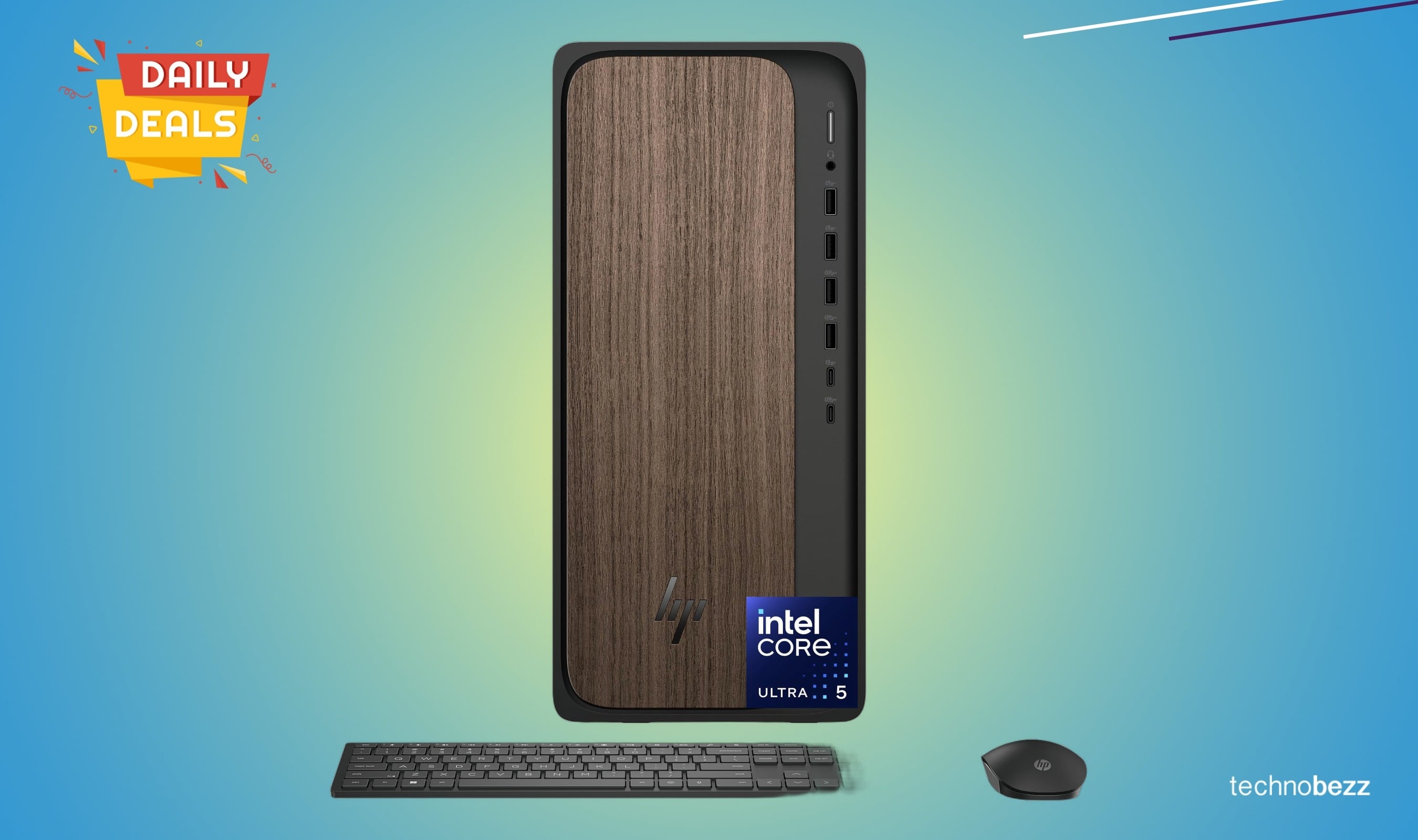 HP OmniDesk Desktop PC with Intel Core Ultra drops to $621.99