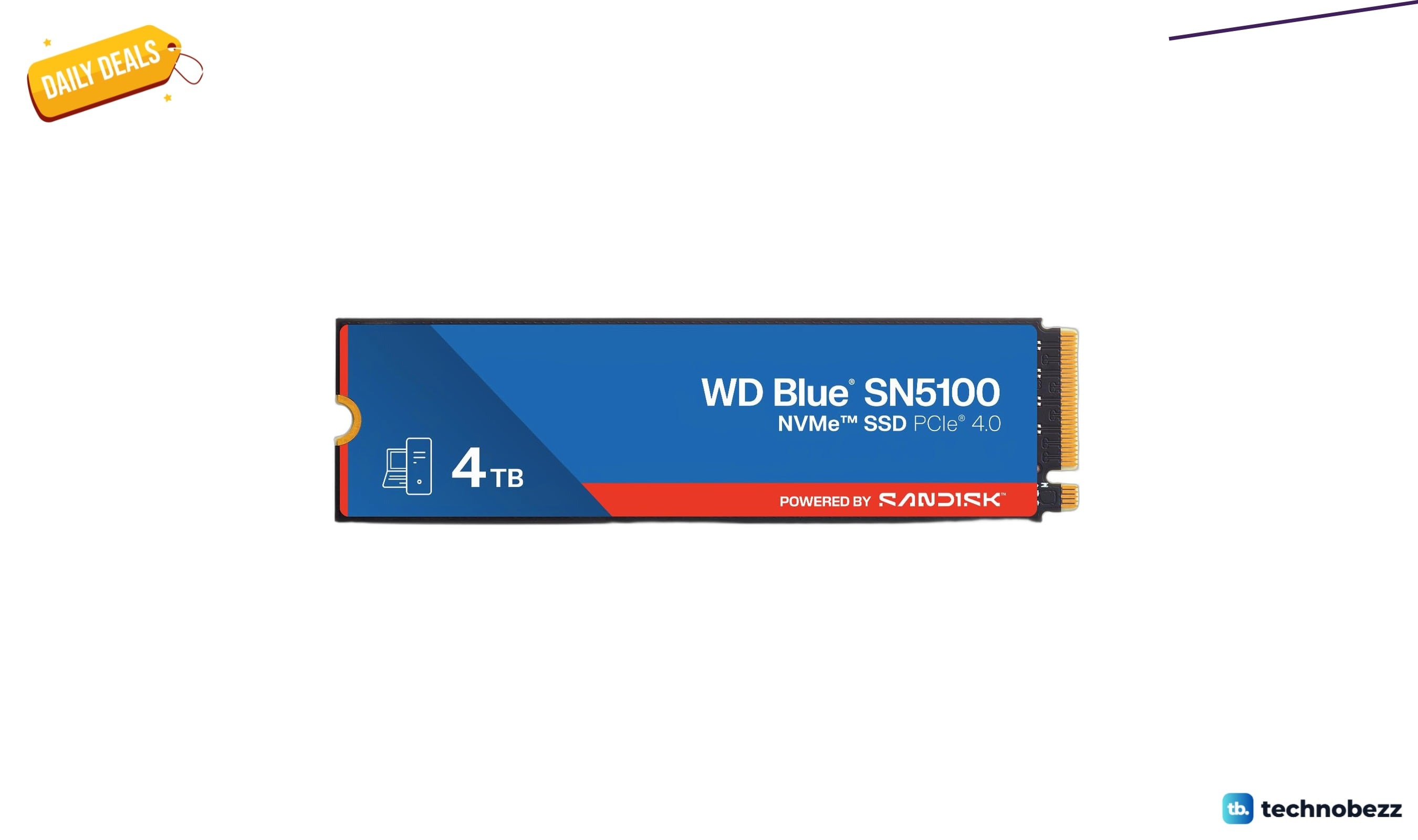 WD Blue SN5100 4TB NVMe SSD drops to $726.53 on Amazon