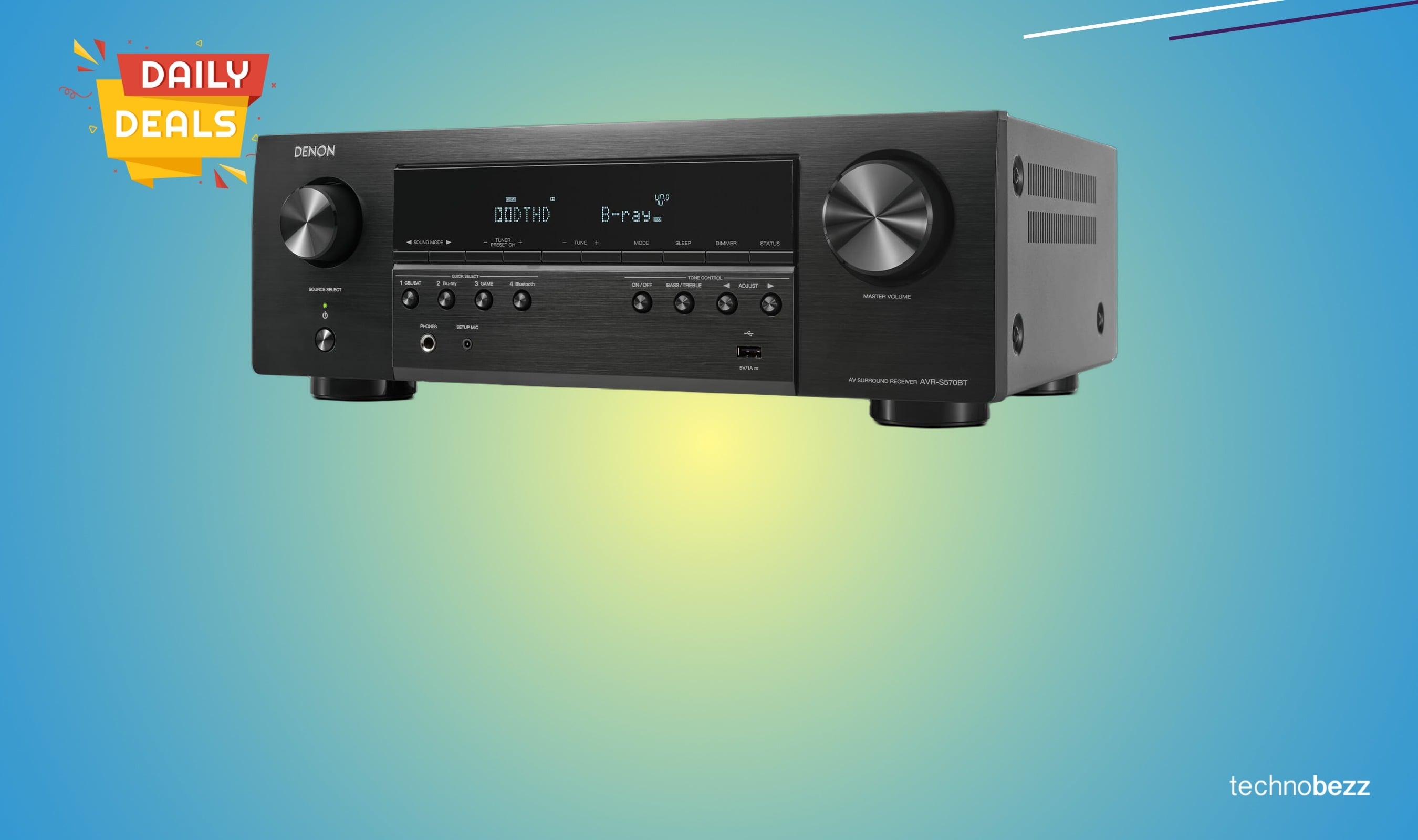 Denon AVR-S570BT 8K AV receiver drops to $379 on Amazon