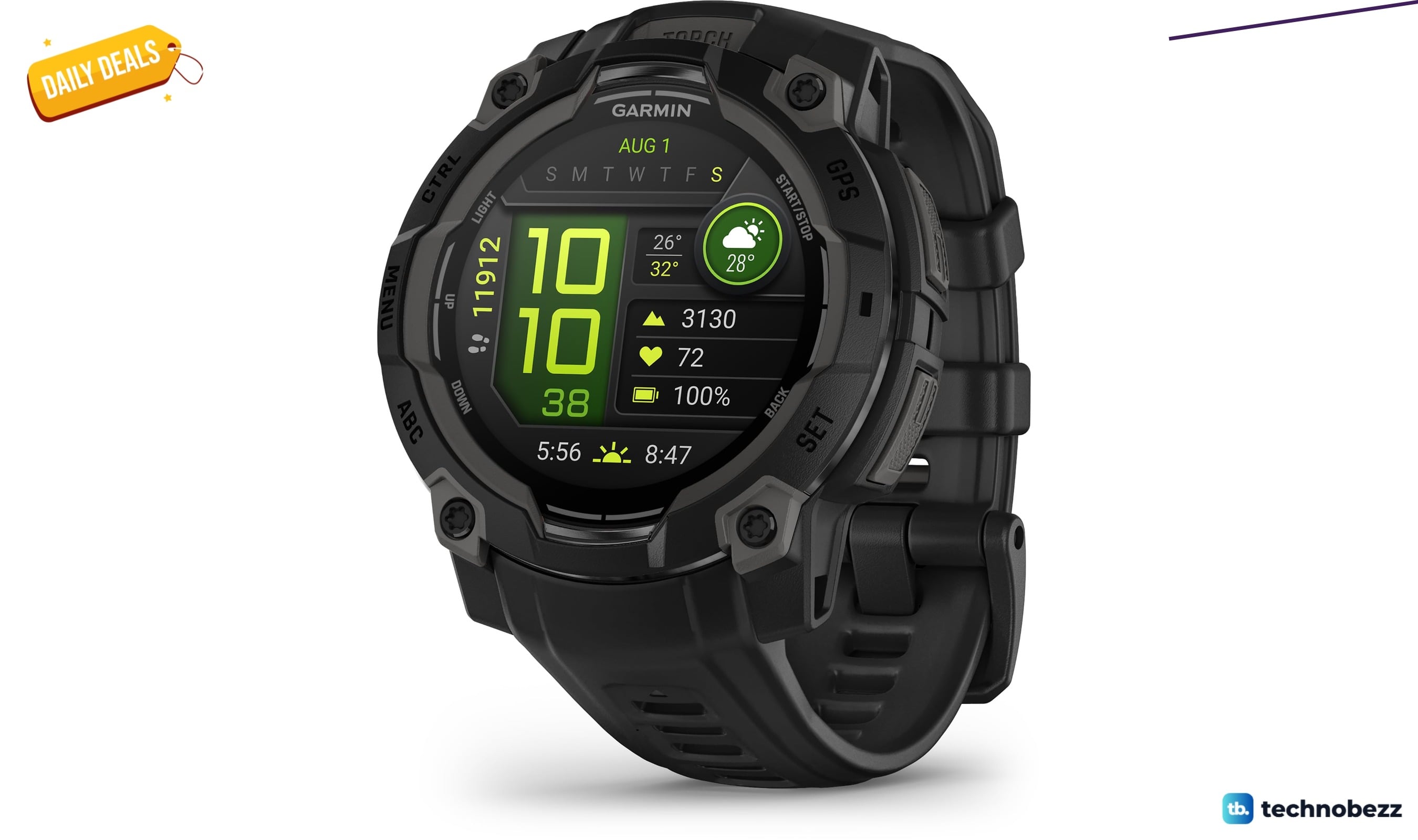 Garmin Instinct 3 50mm with AMOLED display drops to $349.99