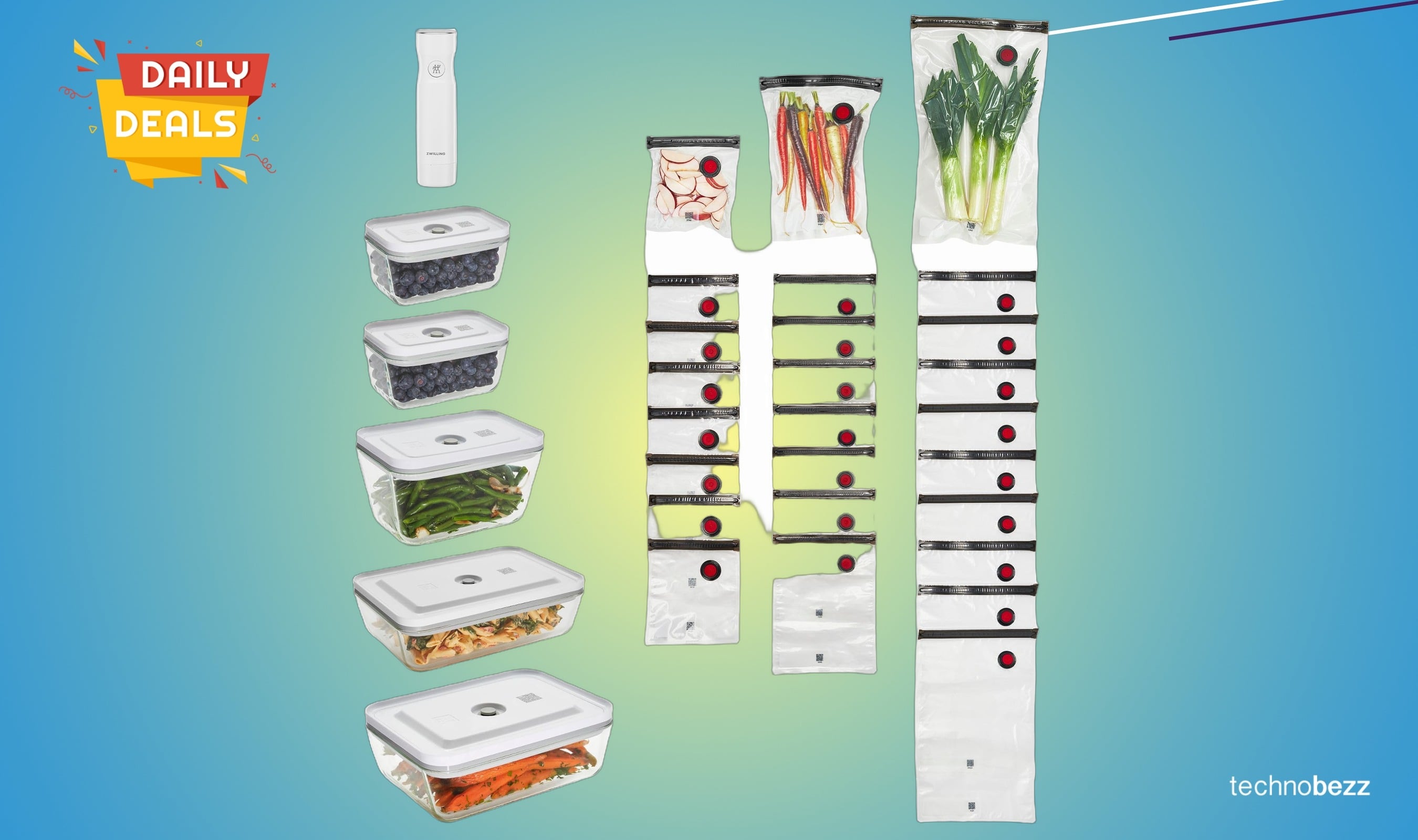 ZWILLING Fresh & Save 32pc Vacuum Starter falls to $149.99