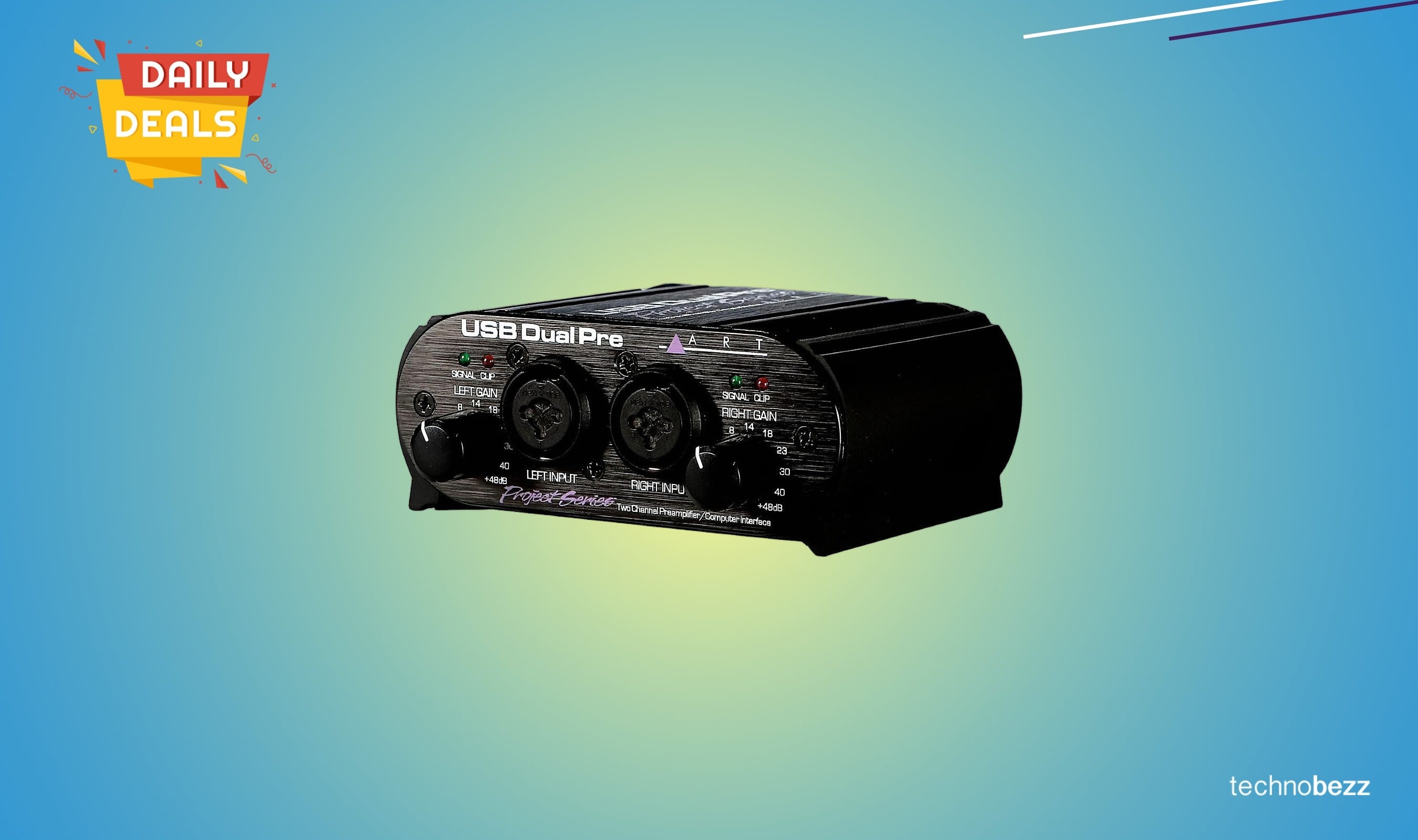 ART USB Dual Pre audio interface drops to $98.74 on Amazon