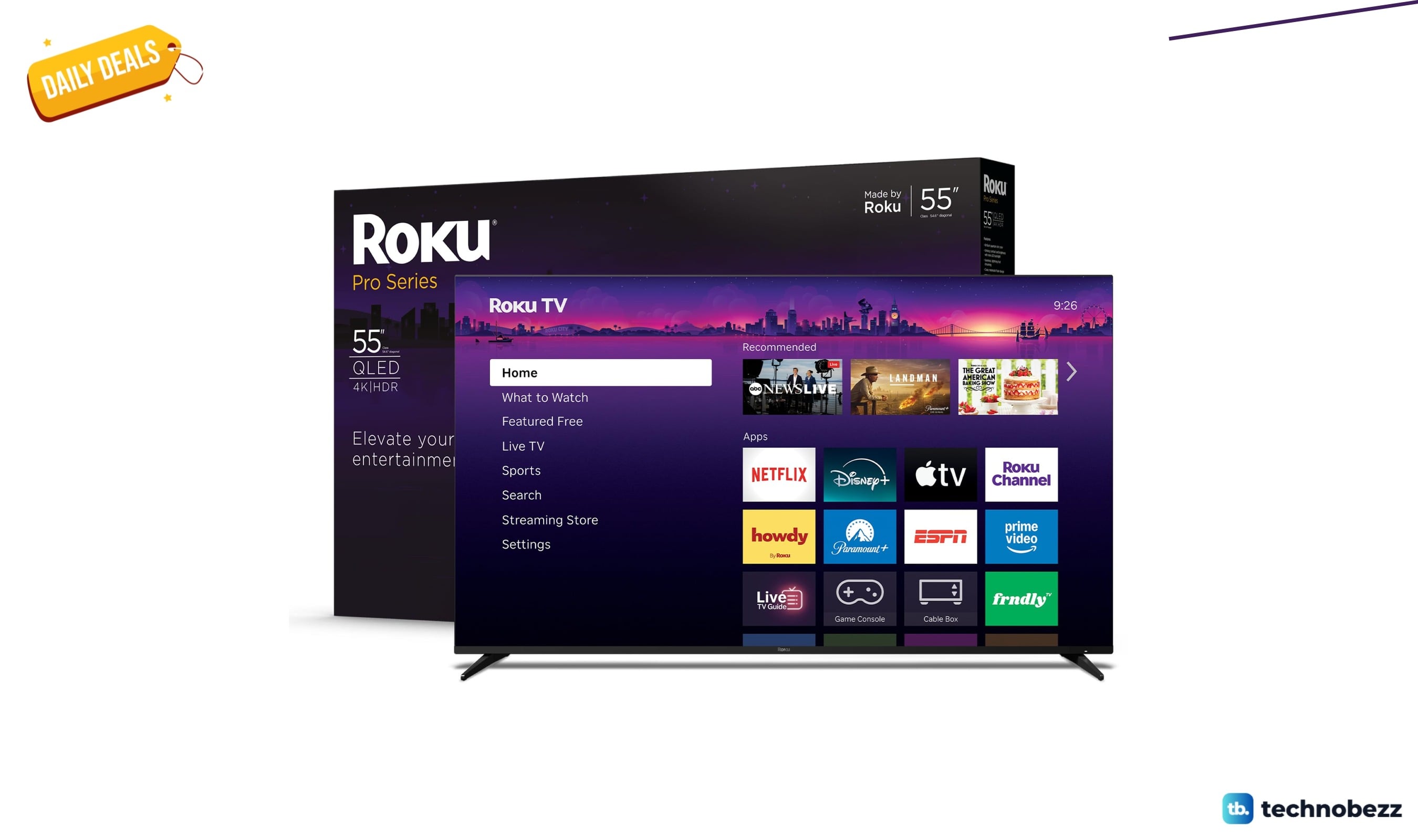 Roku Smart TV Pro 4K QLED RokuTV drops to $599.99 on Amazon
