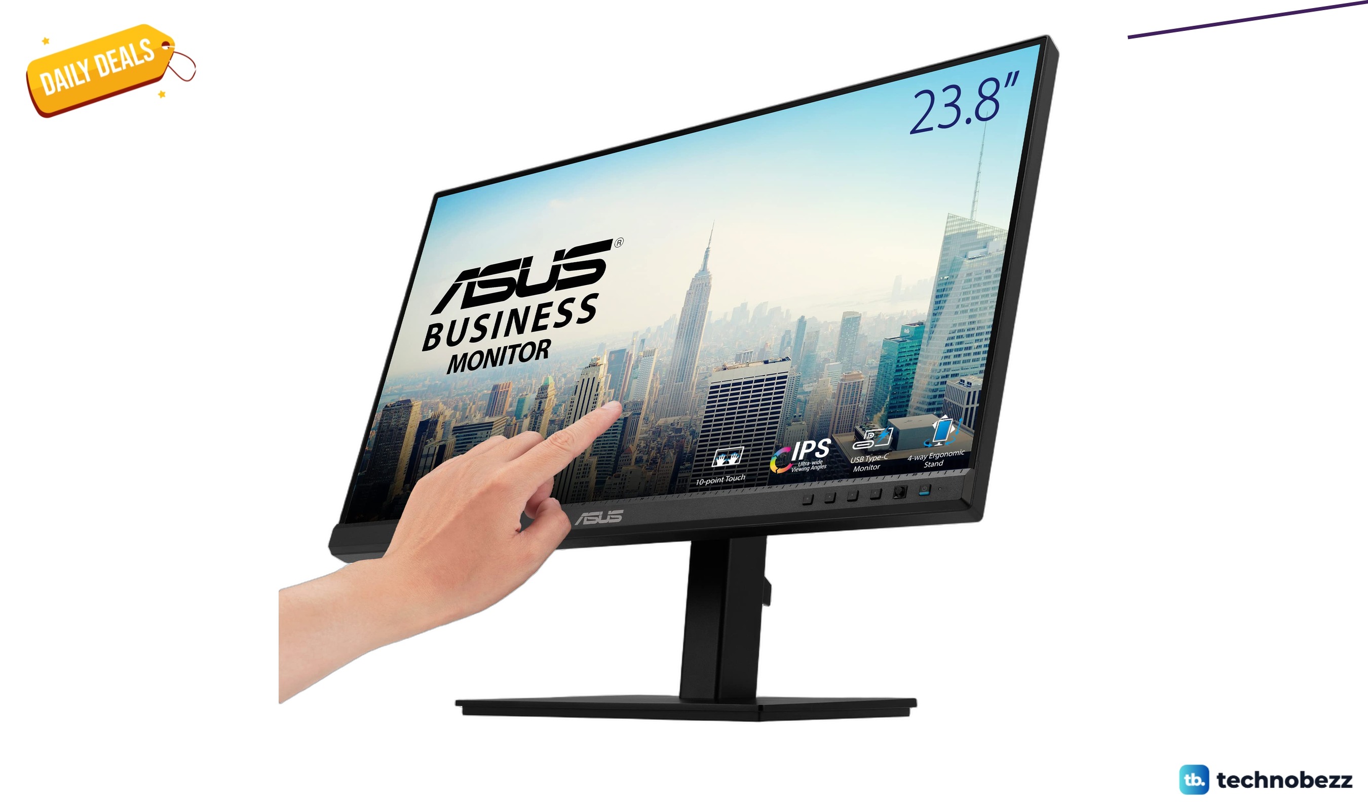 ASUS 24" 1080P Multi-Touch Monitor - Full discounted to $299