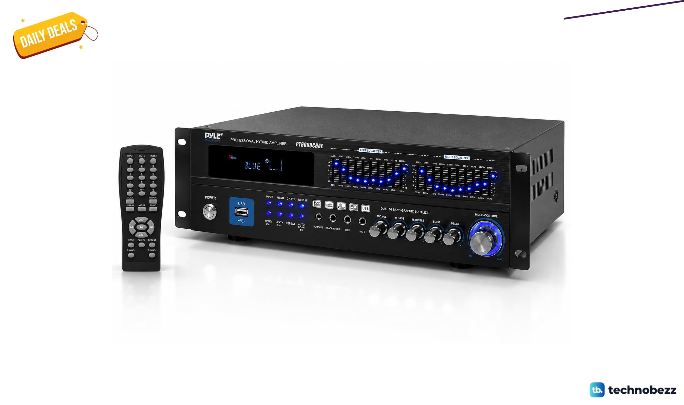 Pyle Bluetooth Hybrid Home Amplifier drops to $186.99