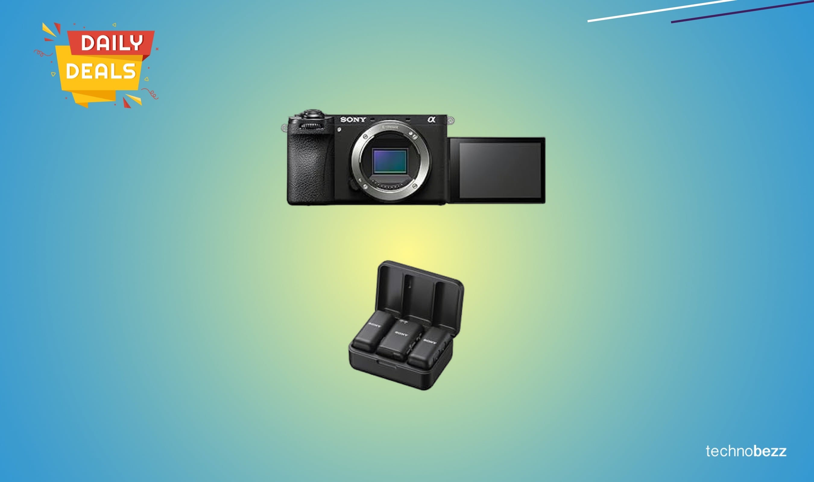 Sony Alpha 6700 bundle with wireless mic drops to $1776