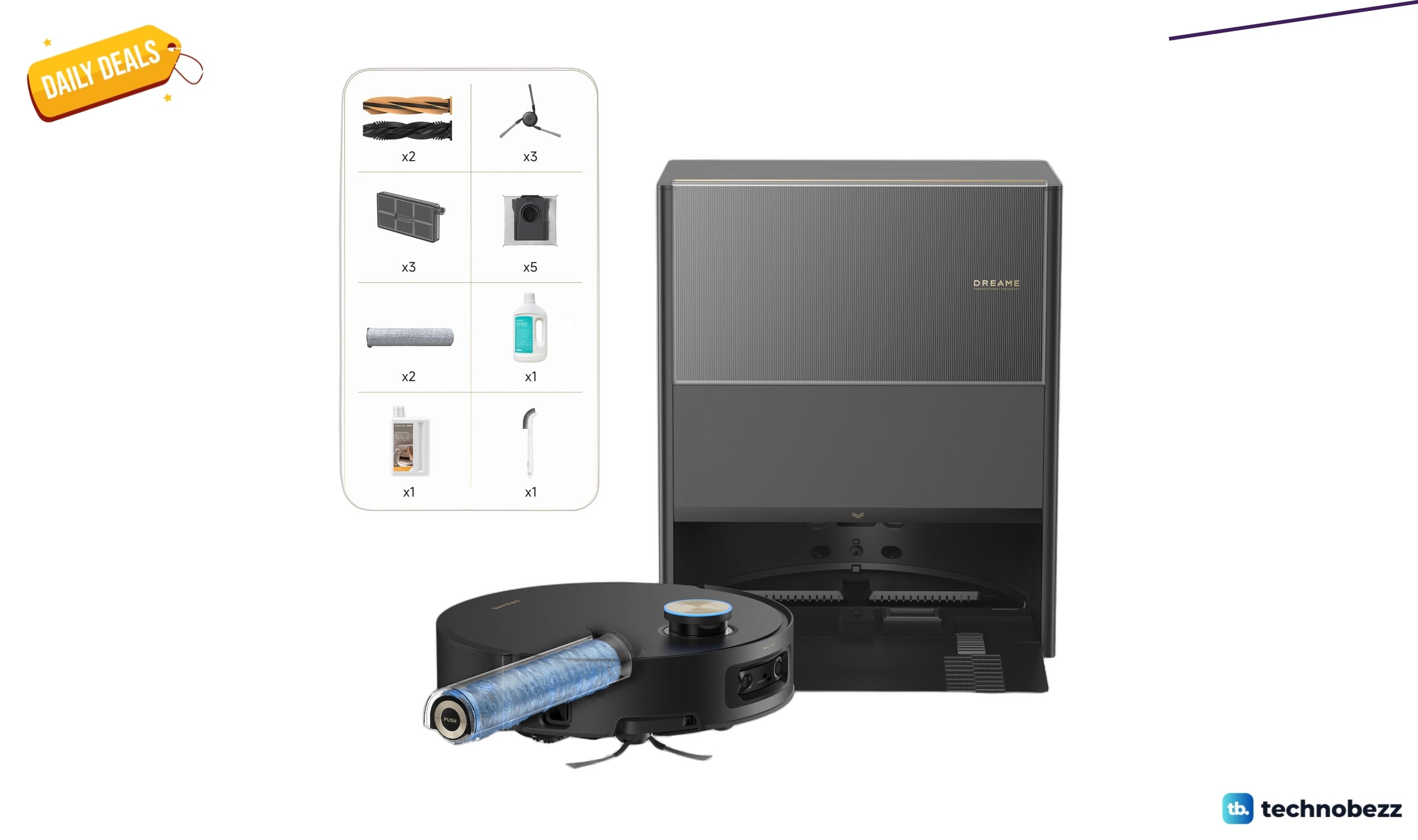 DREAME Aqua10 Ultra Roller Complete Robot Vacuum drops to $1149.99