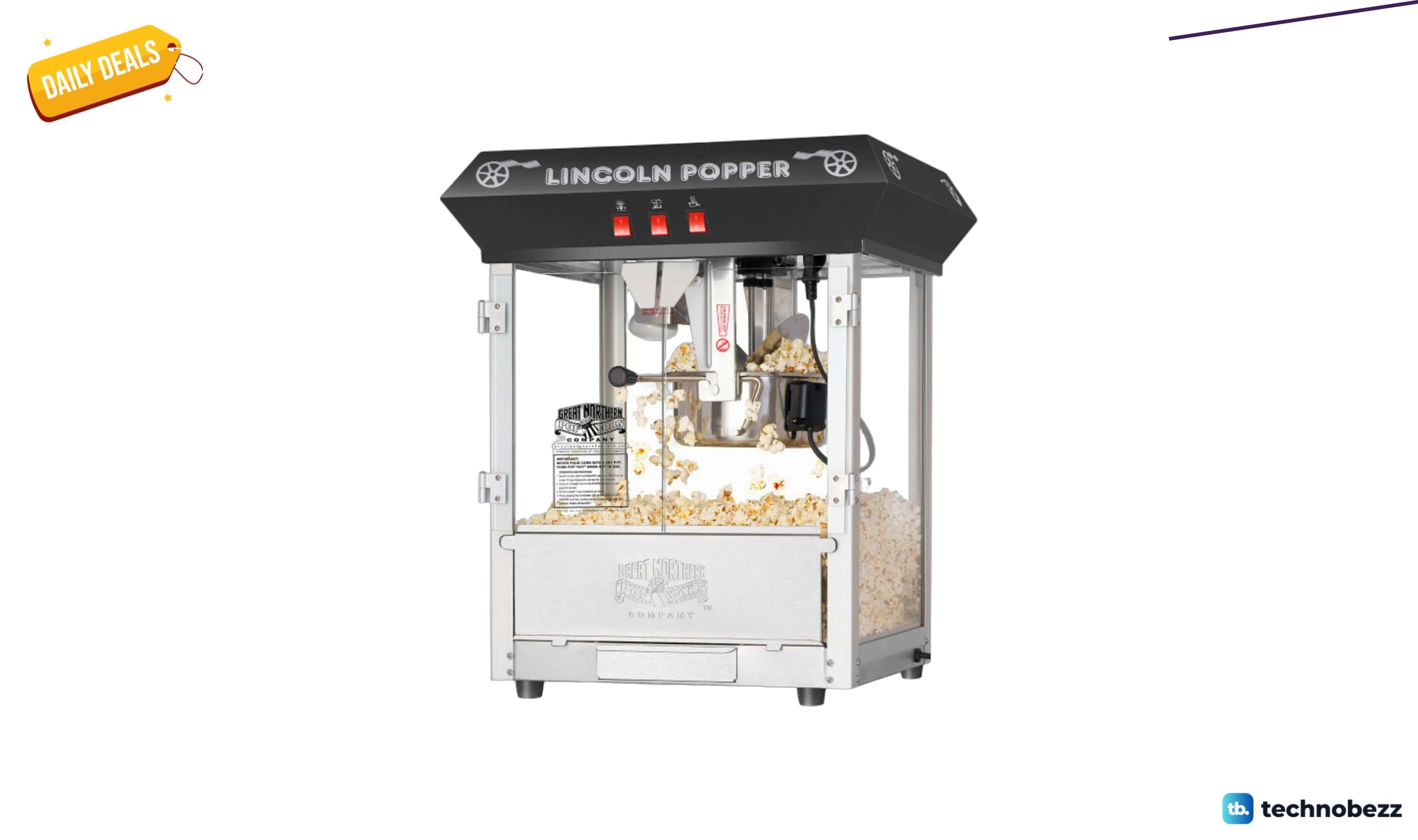Lincoln Popcorn Machine 8oz Popper drops to $173.97 on Amazon