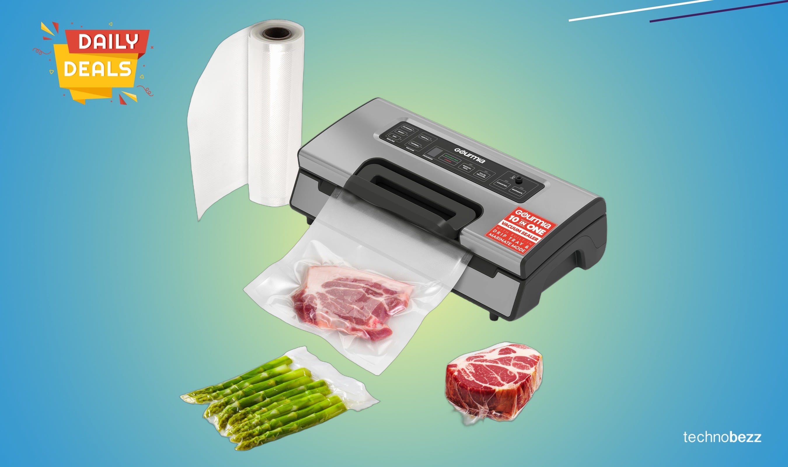 Gourmia Vacuum Sealer hits new low price of $65 on Amazon