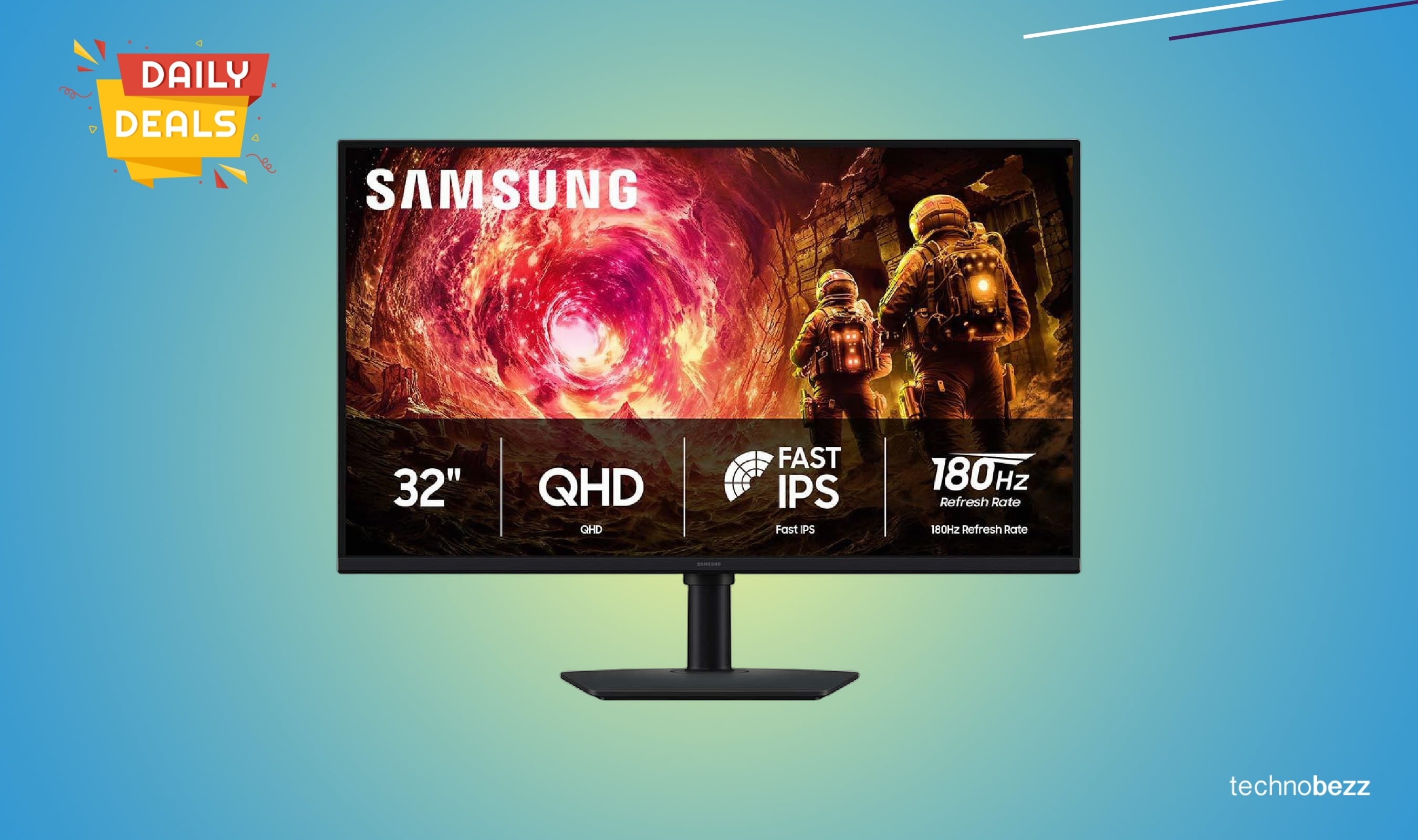 Samsung 32-inch Odyssey G5 G50F QHD monitor drops to $249.99