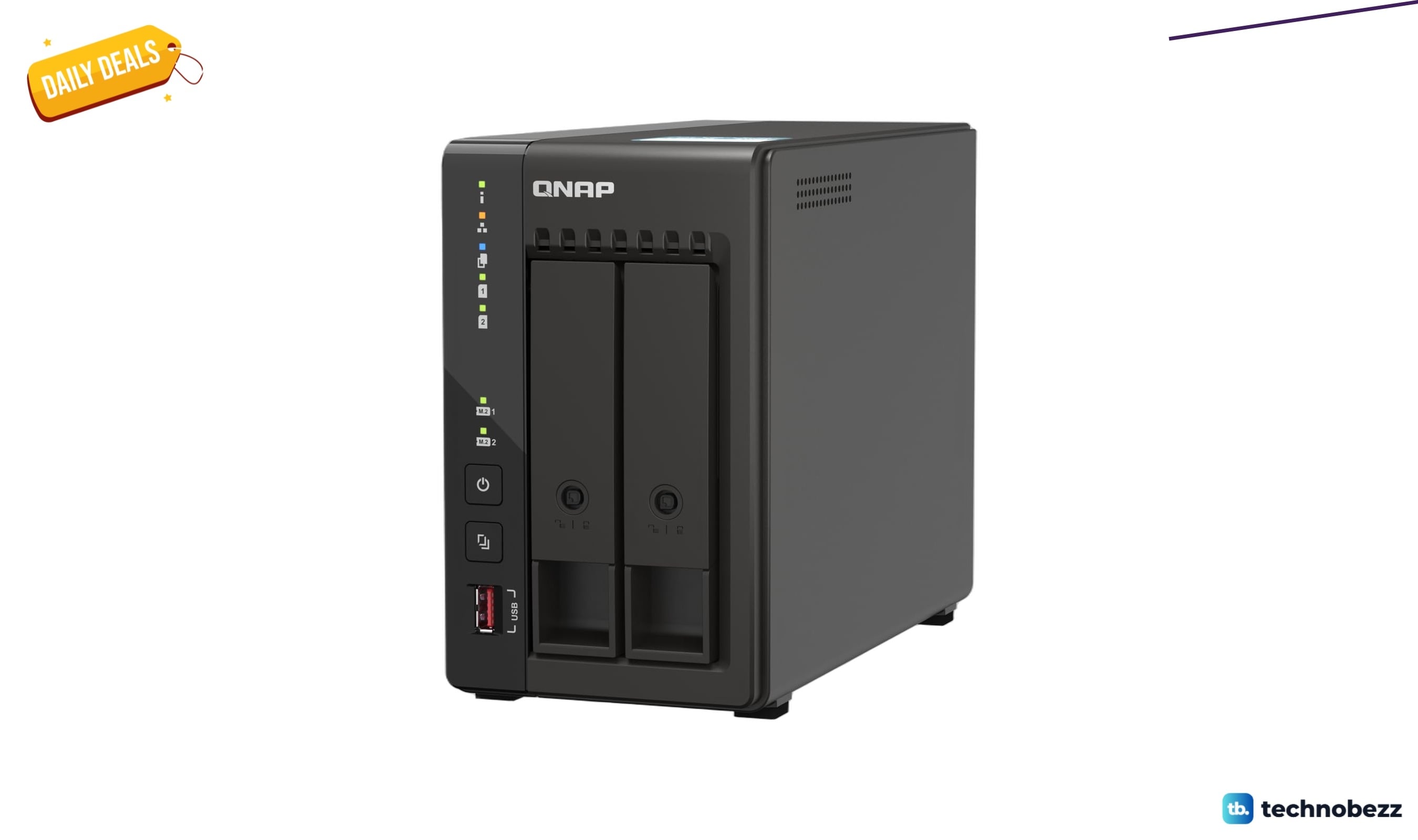 QNAP TS-253E-8G-US 2 Bay High-Performance Desktop NAS drops to $625.33